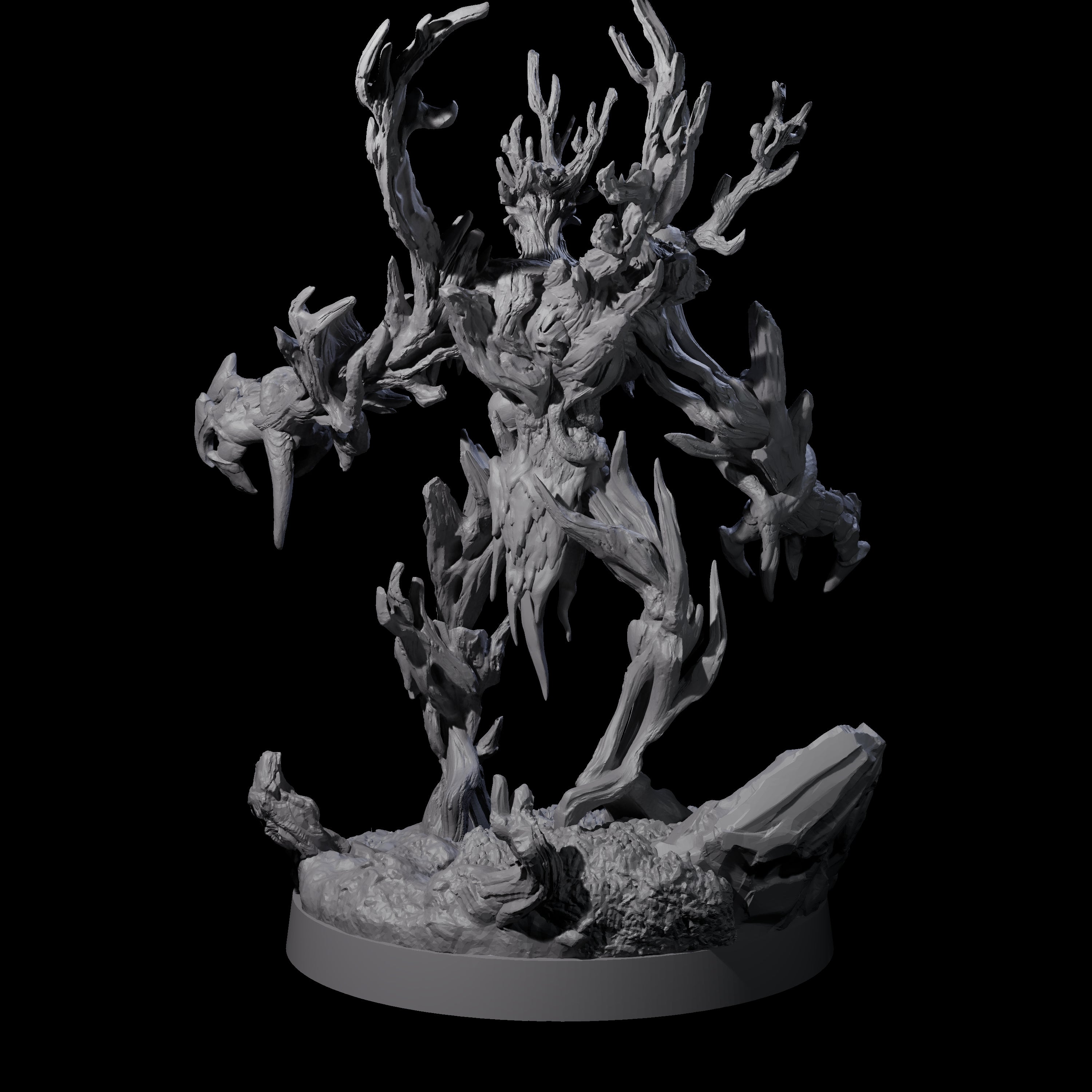 Blighted Treant Stalker A Miniature for Dungeons and Dragons, Pathfinder or other TTRPGs