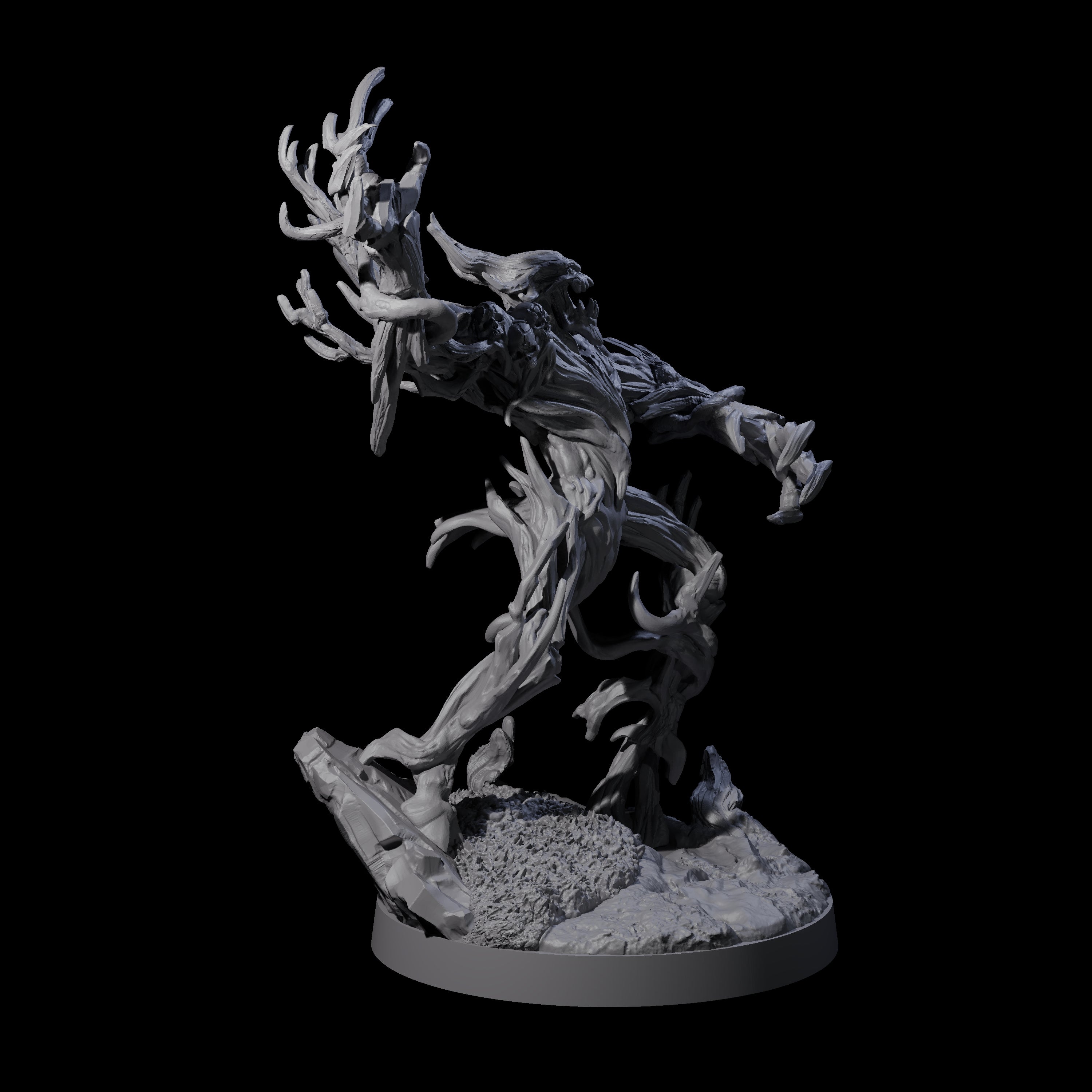 Blighted Treant Stalker B Miniature for Dungeons and Dragons, Pathfinder or other TTRPGs