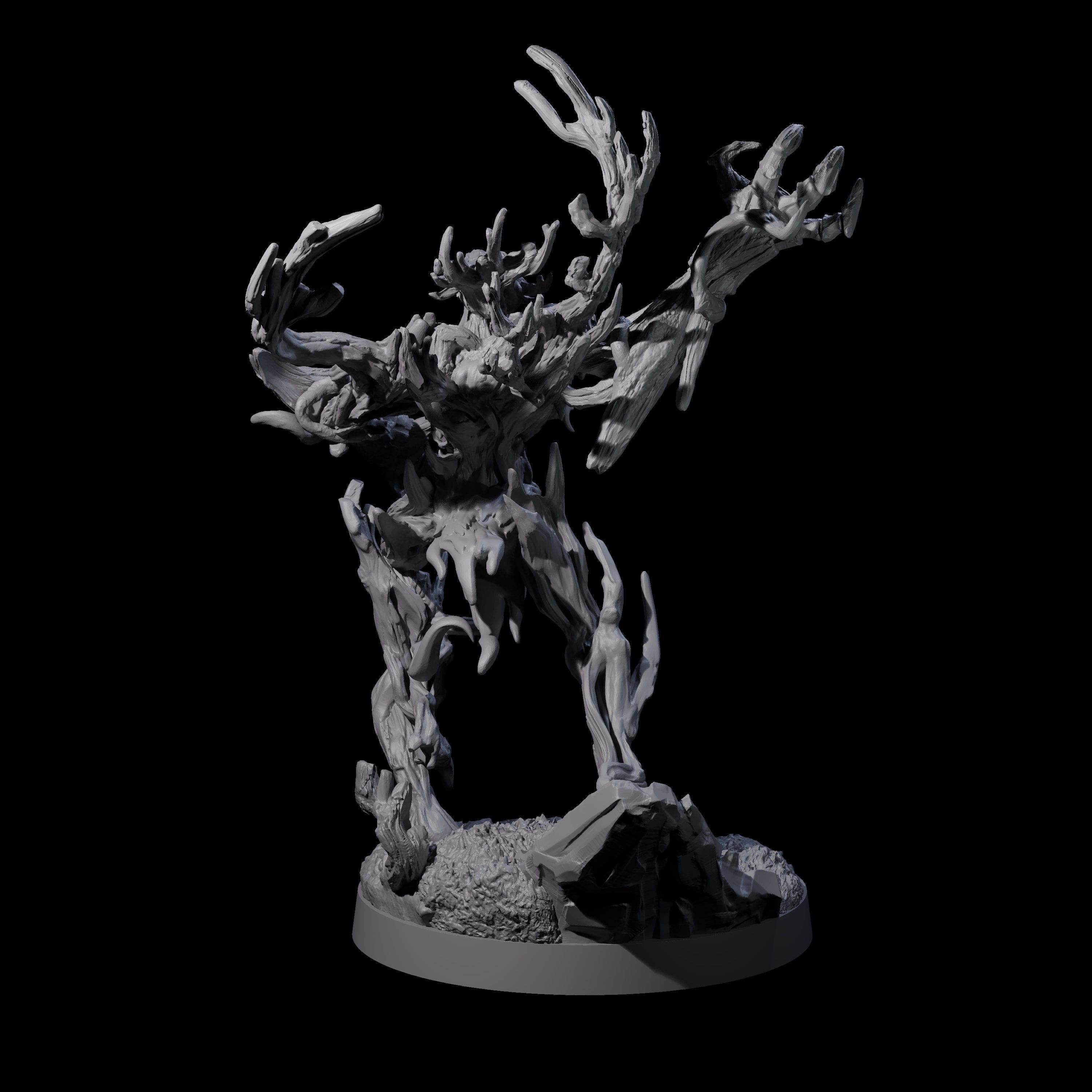 Blighted Treant Stalker B Miniature for Dungeons and Dragons, Pathfinder or other TTRPGs