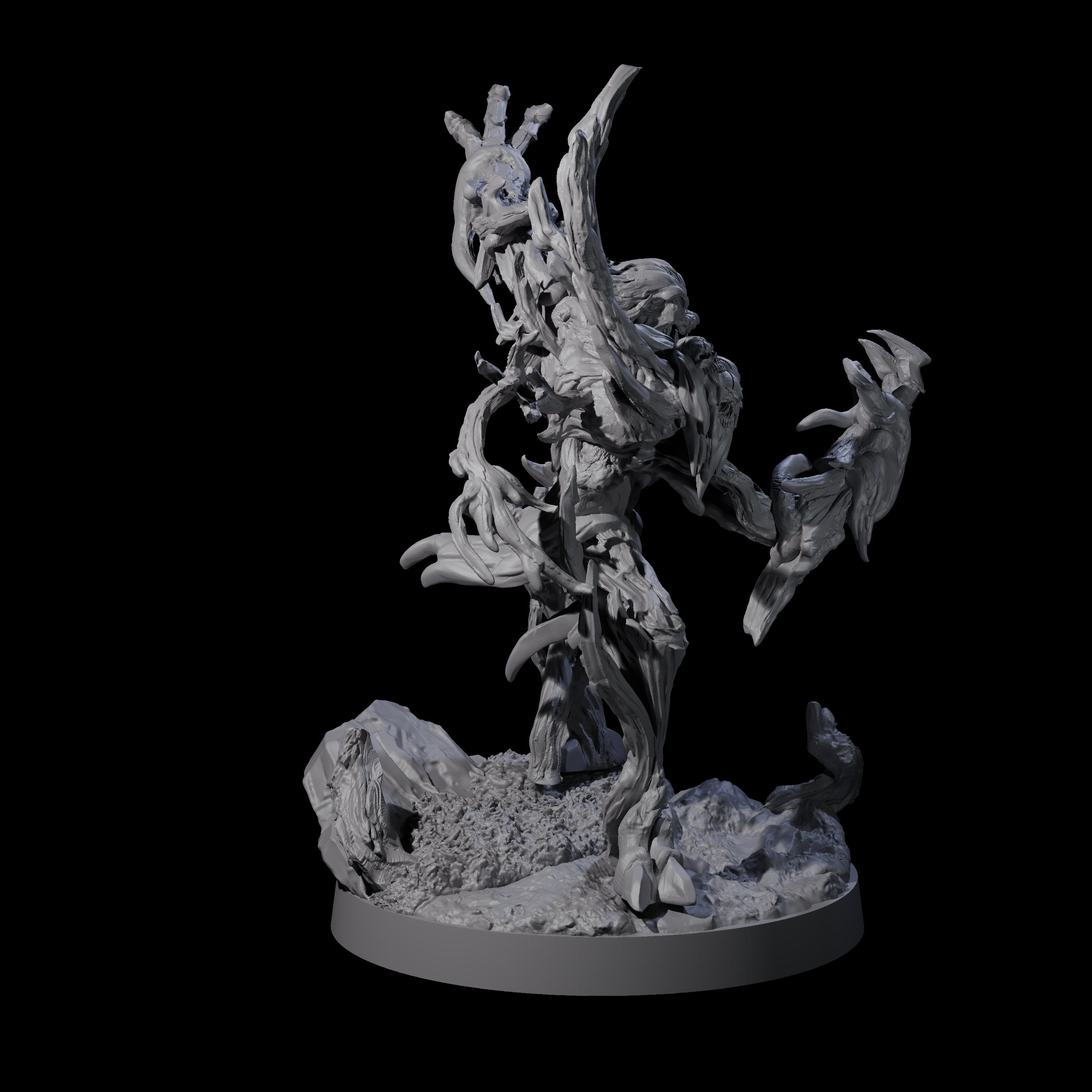 Blighted Treant Stalker C Miniature for Dungeons and Dragons, Pathfinder or other TTRPGs