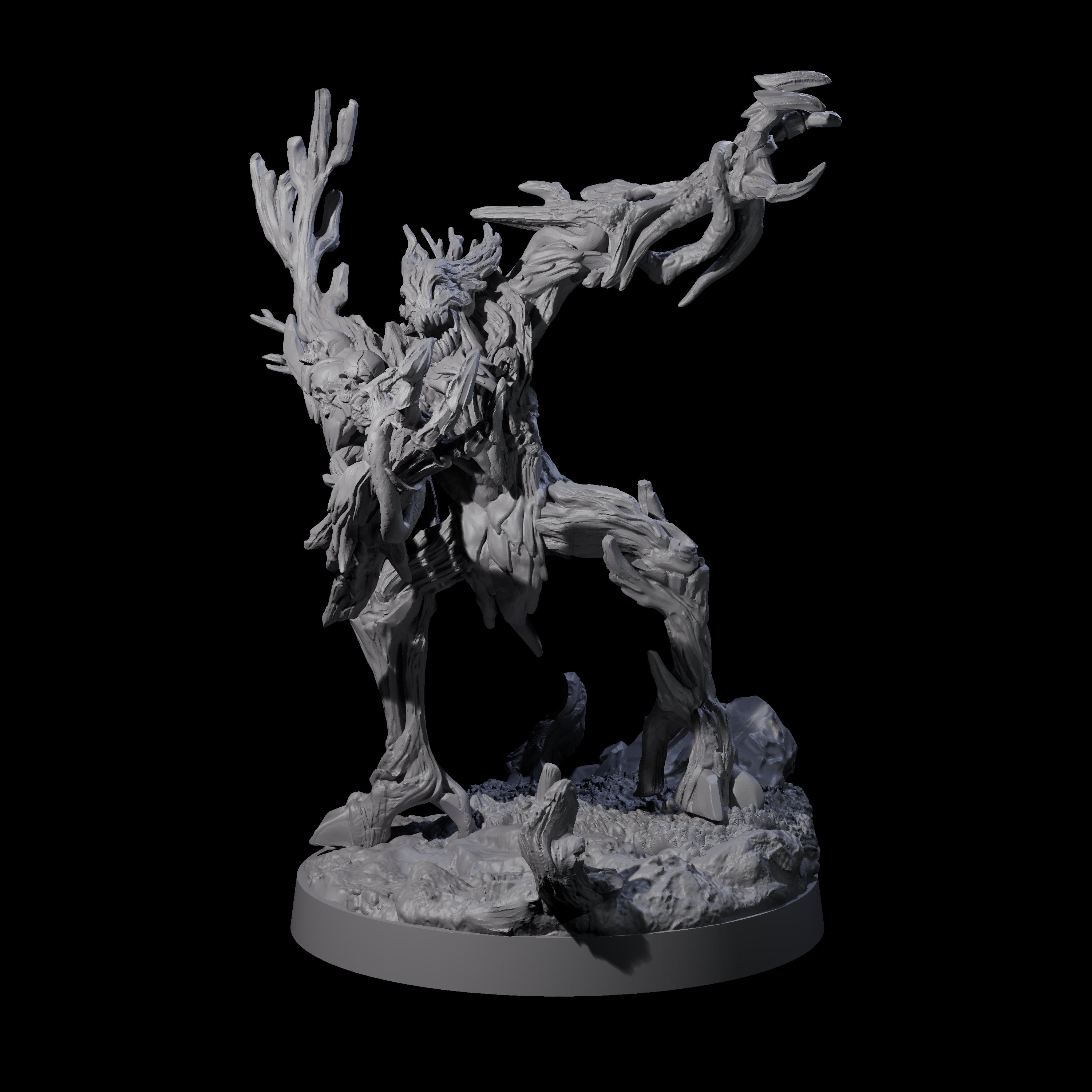 Blighted Treant Stalker C Miniature for Dungeons and Dragons, Pathfinder or other TTRPGs