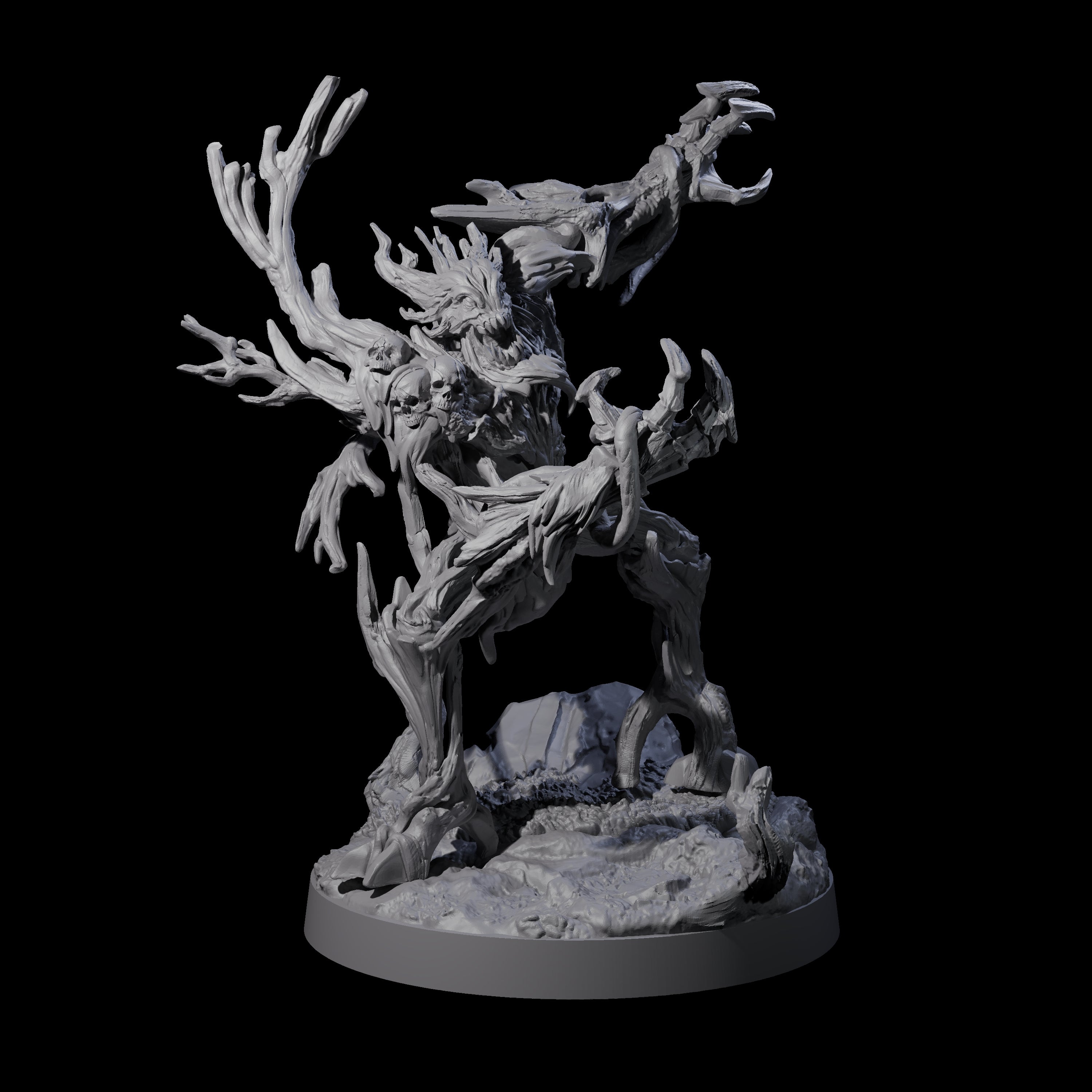 Blighted Treant Stalker C Miniature for Dungeons and Dragons, Pathfinder or other TTRPGs