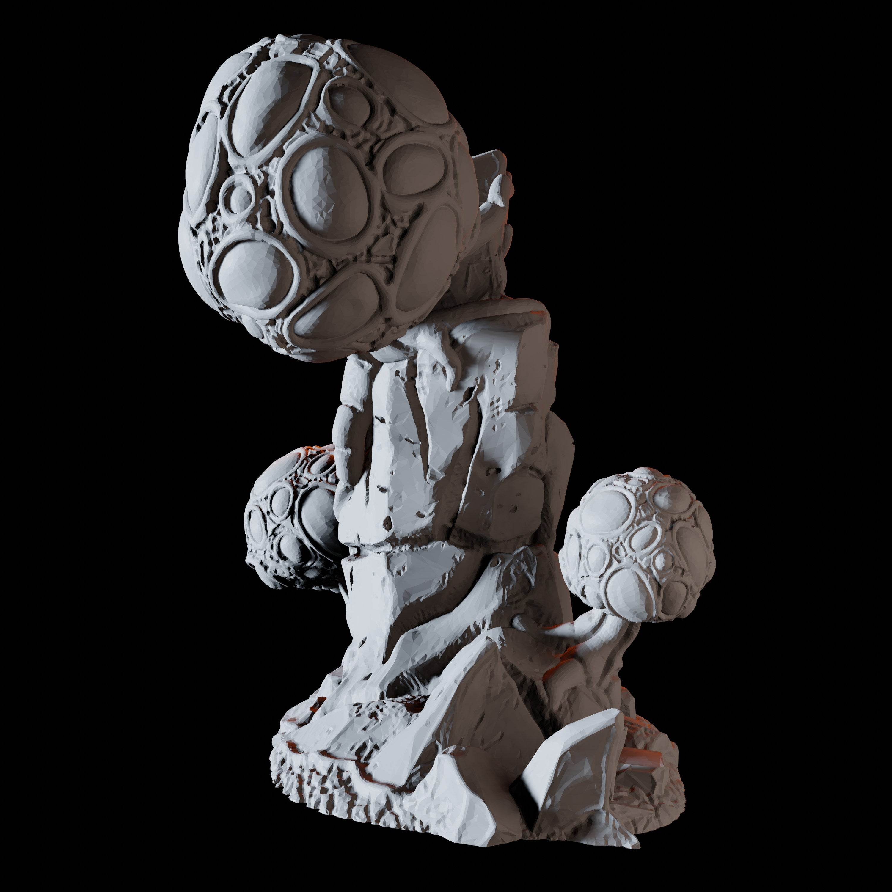 Blister Rock Mushroom Miniature for Dungeons and Dragons, Pathfinder or other TTRPGs