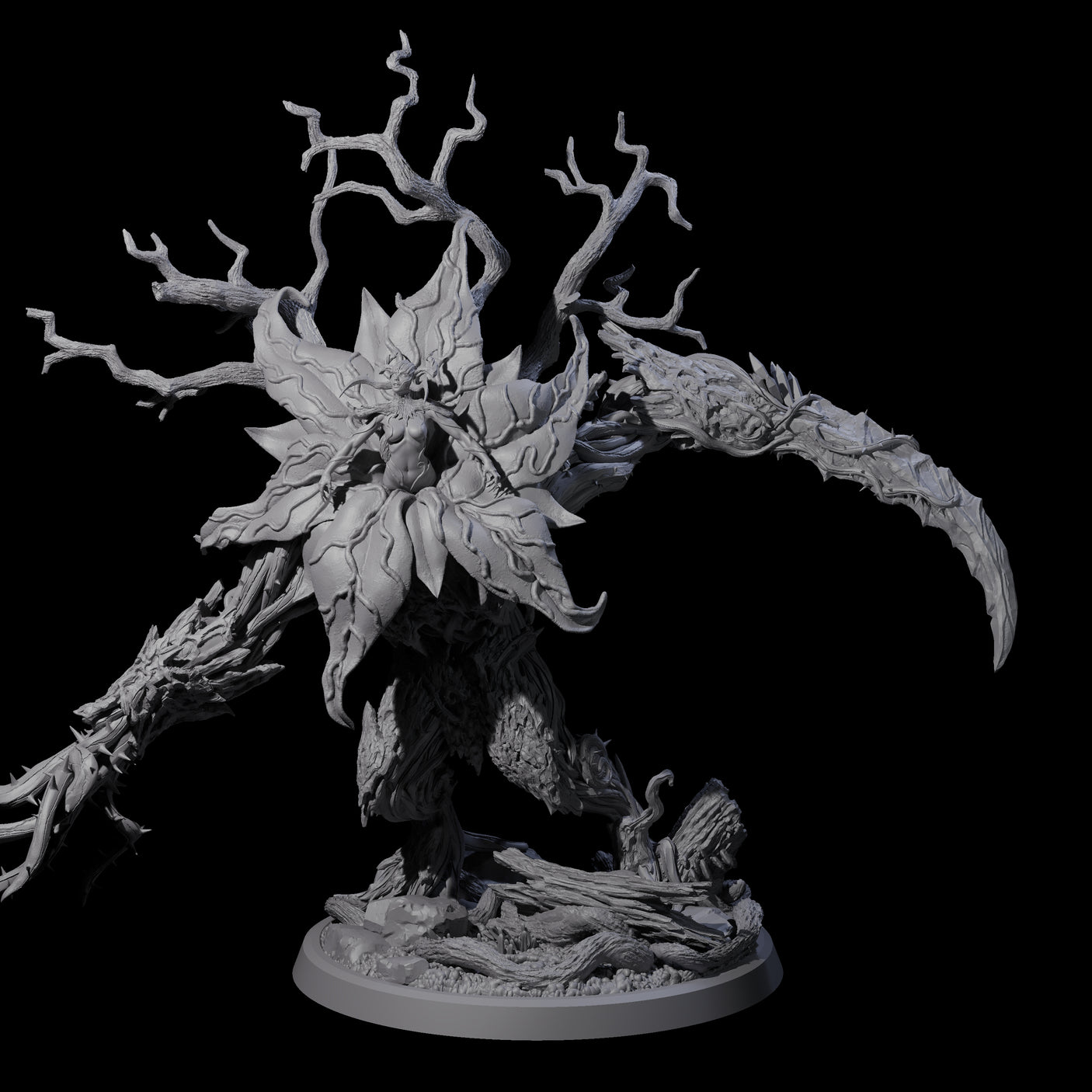 Blooming Bodythief Blossom A Miniature for Dungeons and Dragons, Pathfinder or other TTRPGs
