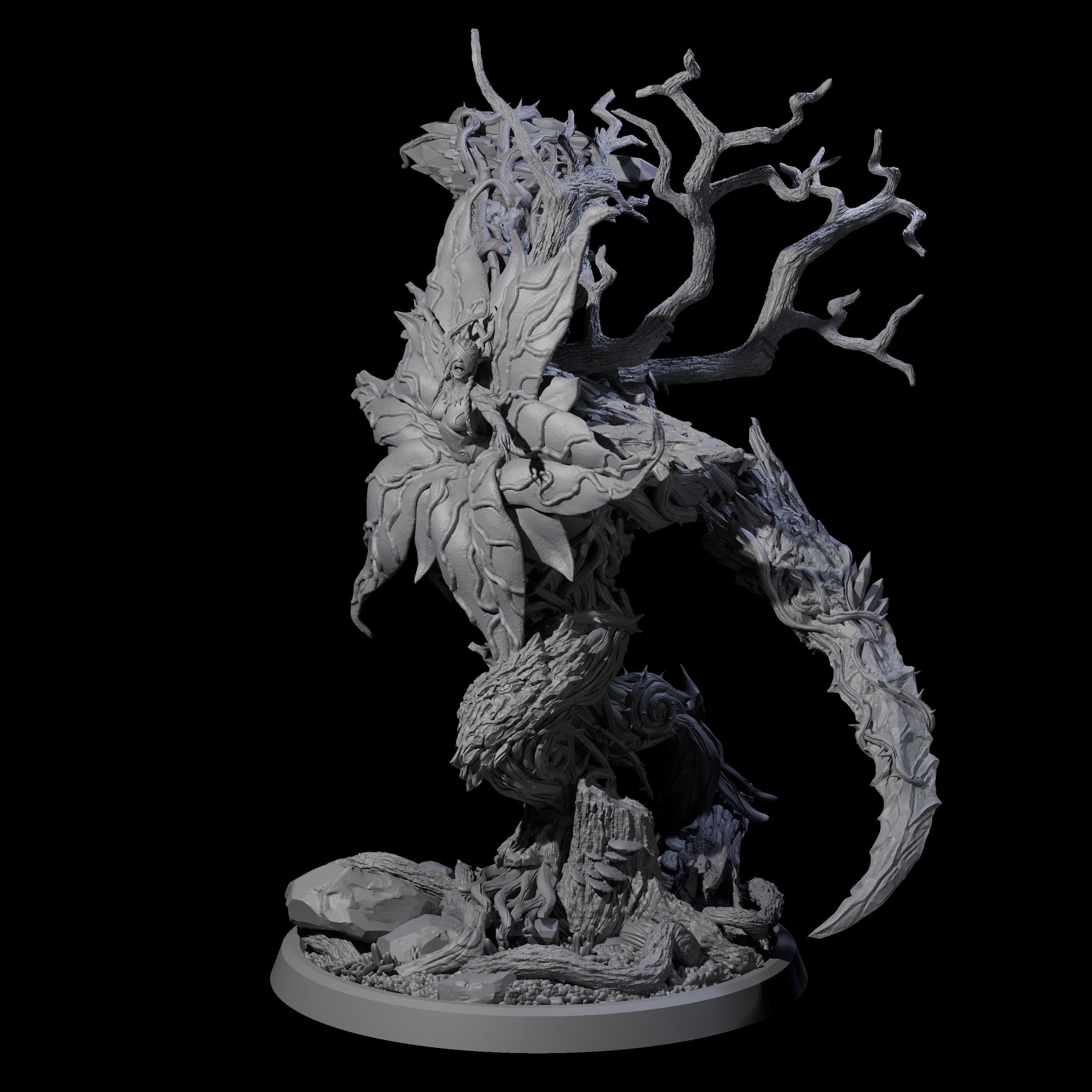 Blooming Bodythief Blossom D Miniature for Dungeons and Dragons, Pathfinder or other TTRPGs