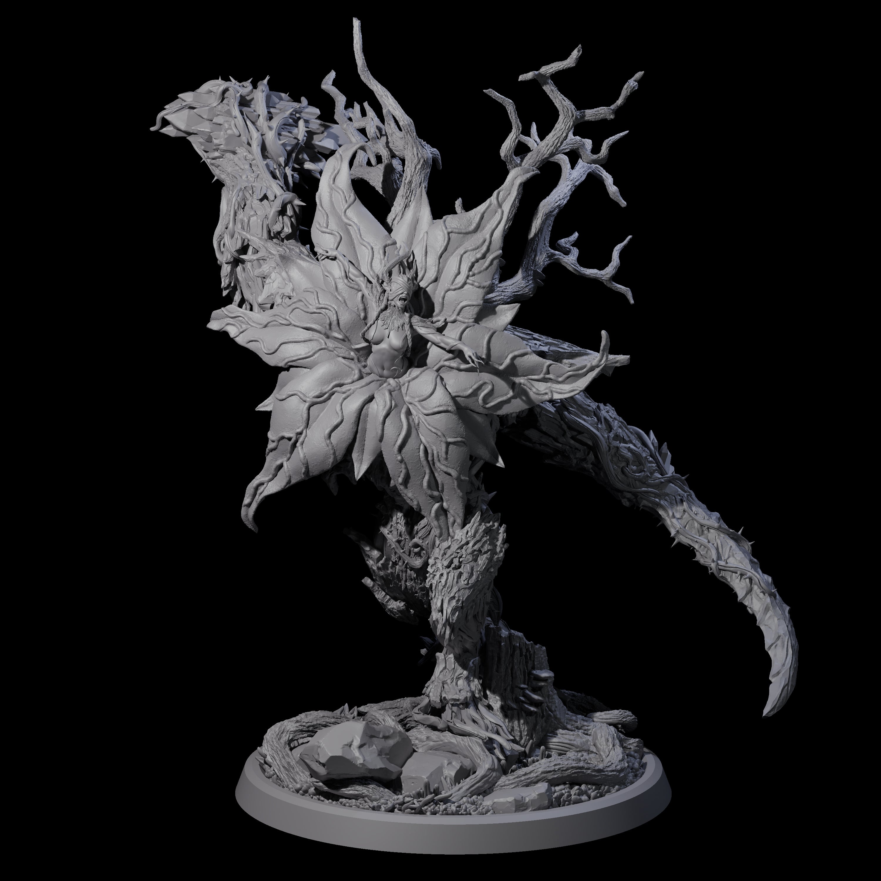 Blooming Bodythief Blossom D Miniature for Dungeons and Dragons, Pathfinder or other TTRPGs