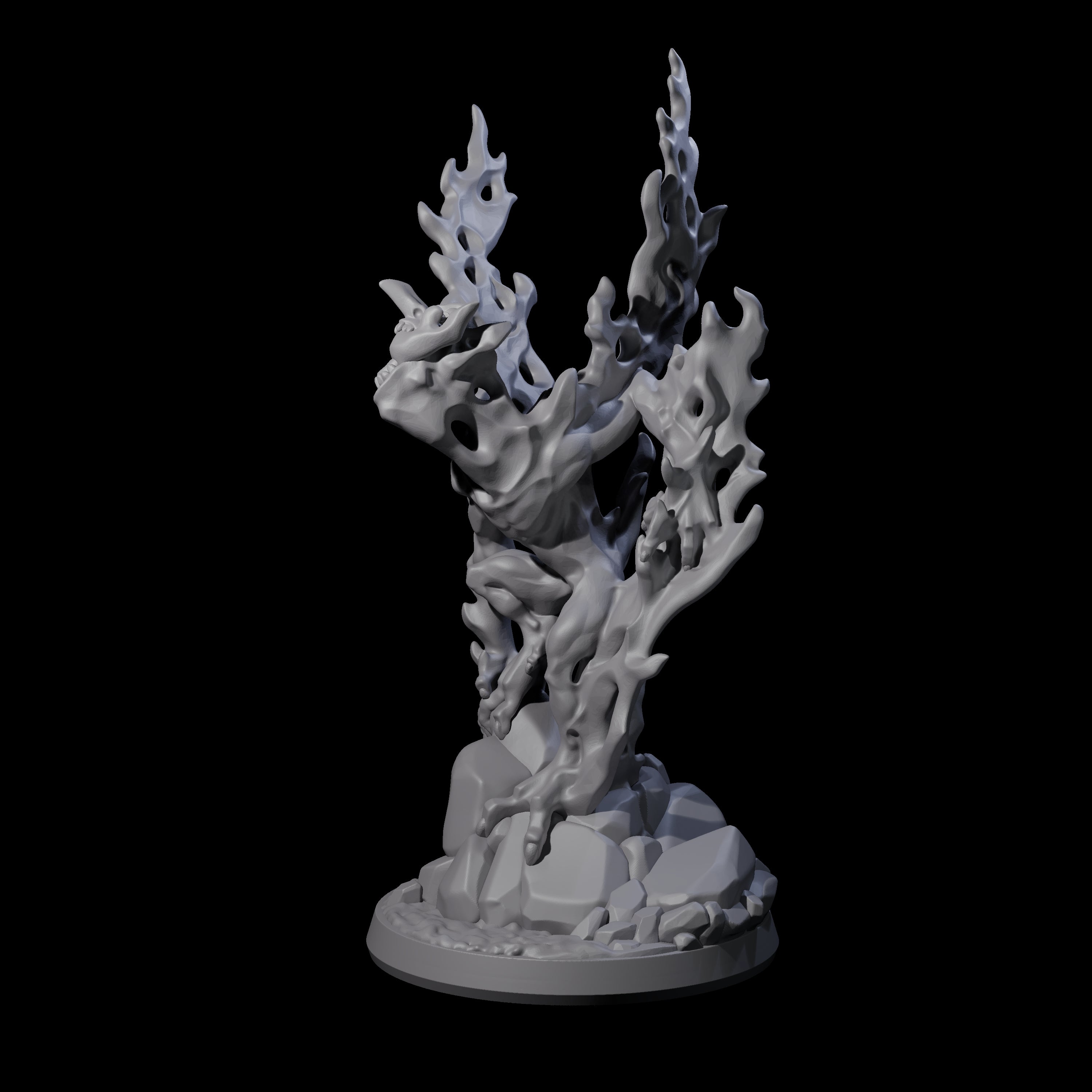 Boiling Magma Mephit Miniature for Dungeons and Dragons, Pathfinder or other TTRPGs