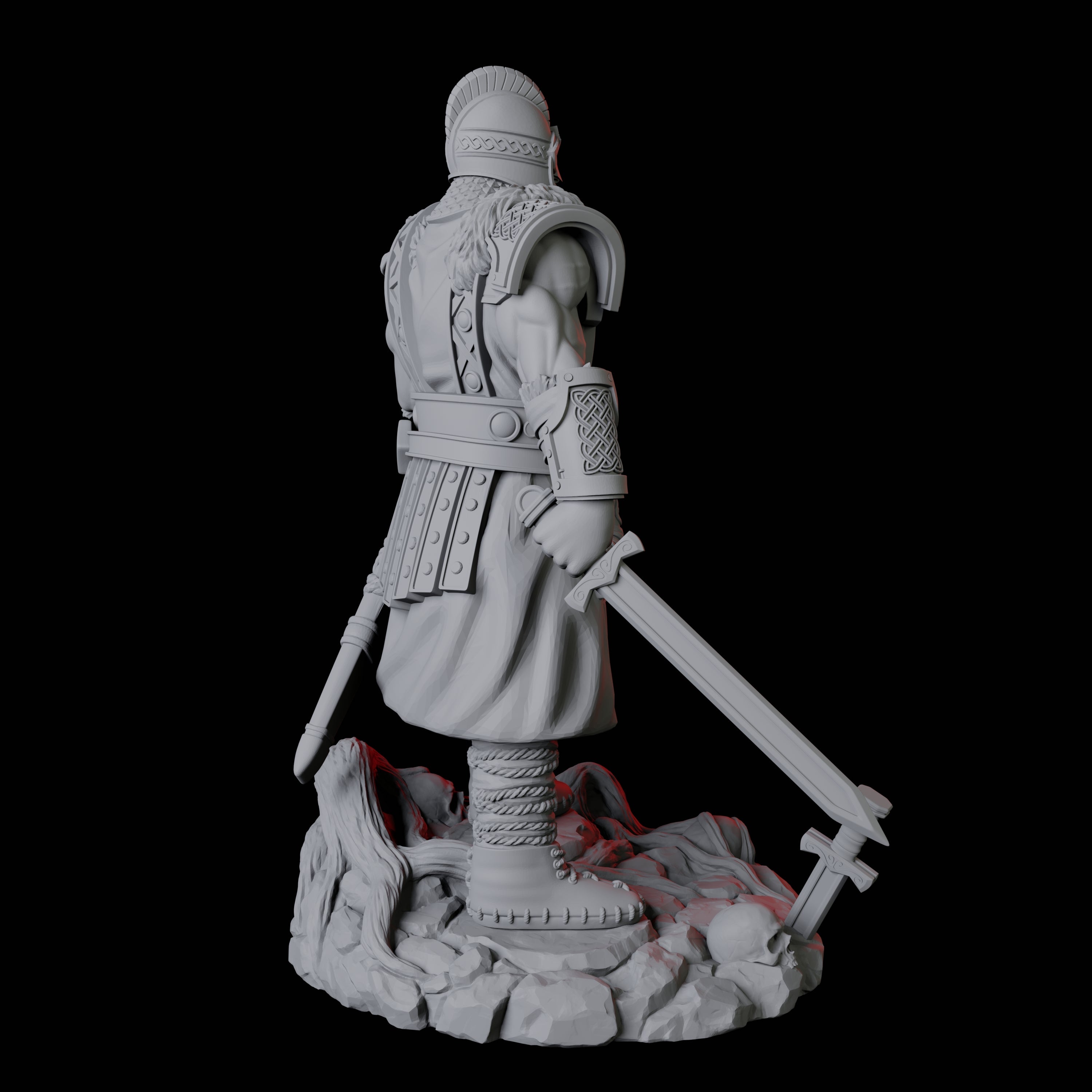 Bold Viking Warrior Miniature for Dungeons and Dragons, Pathfinder or other TTRPGs