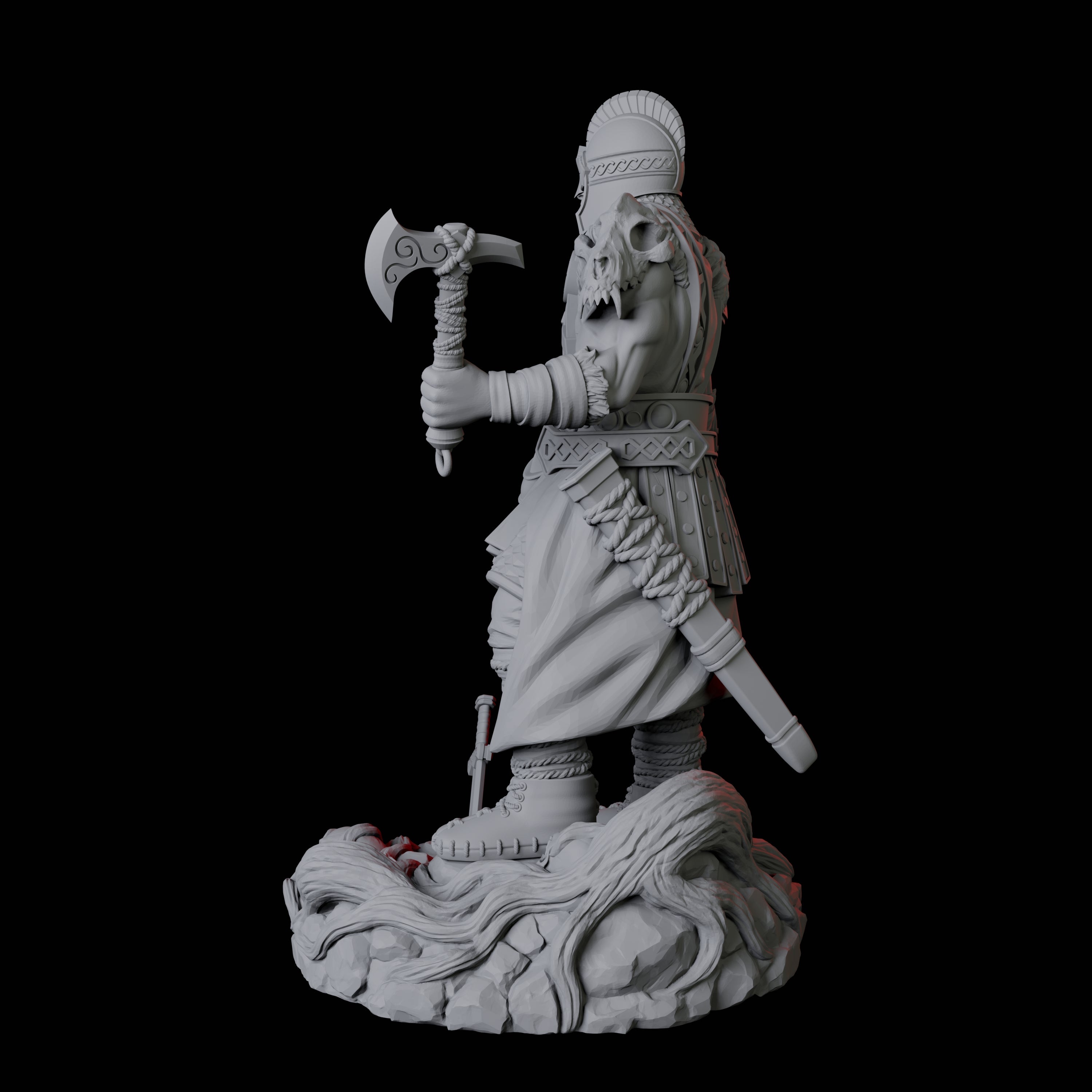 Bold Viking Warrior Miniature for Dungeons and Dragons, Pathfinder or other TTRPGs