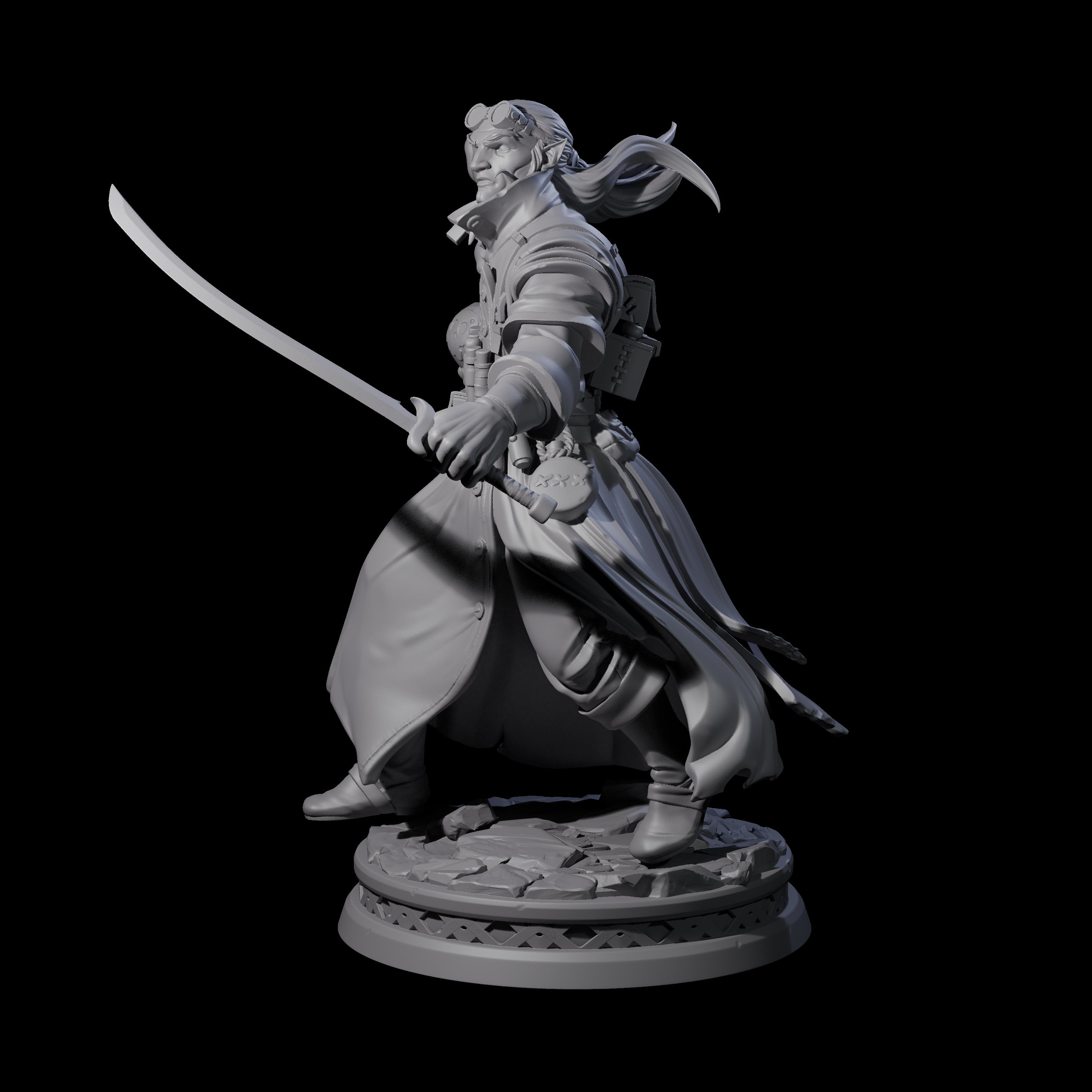 Bombs Away Elf Alchemist Miniature for Dungeons and Dragons, Pathfinder or other TTRPGs