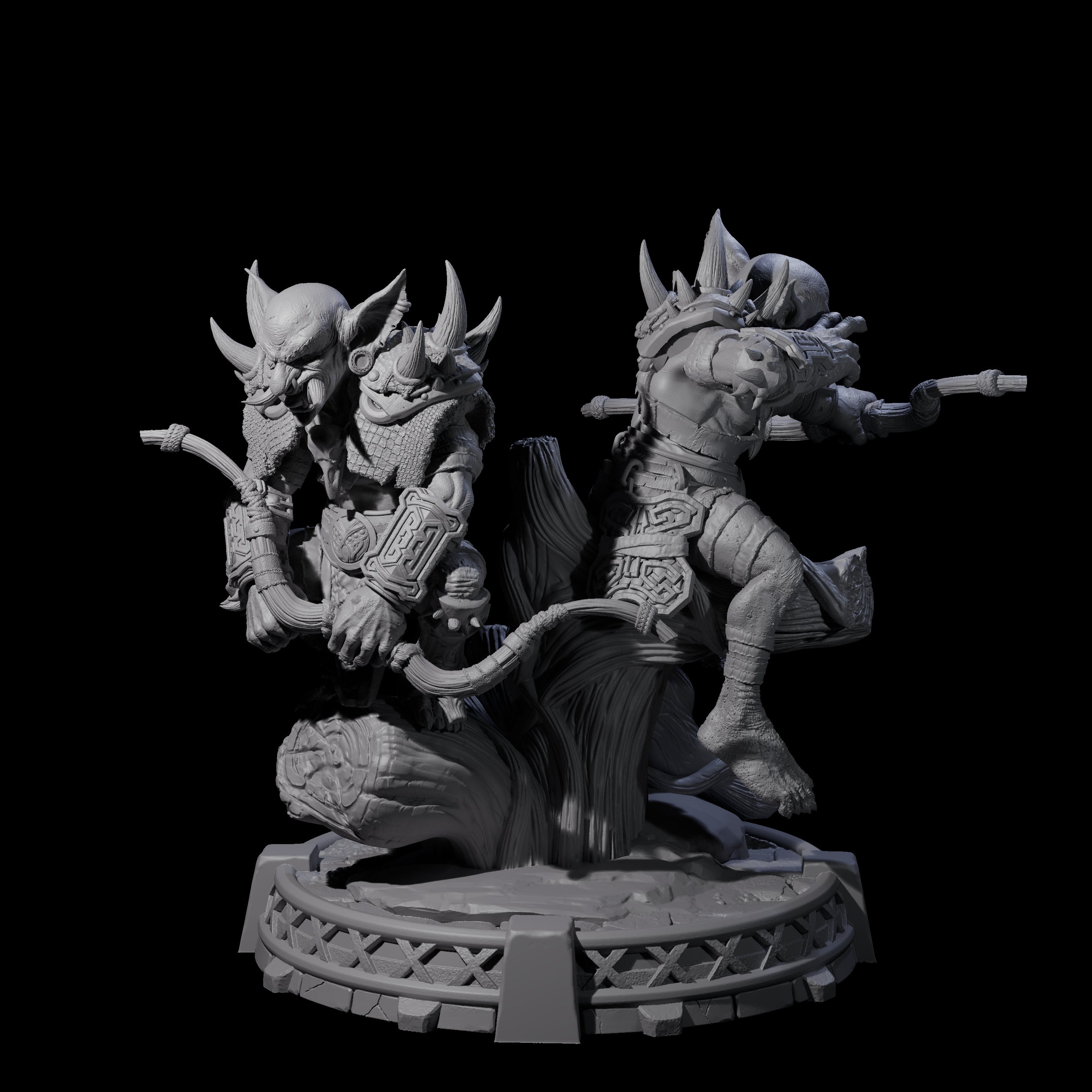 Bonebranch Goblin A Miniature for Dungeons and Dragons, Pathfinder or other TTRPGs
