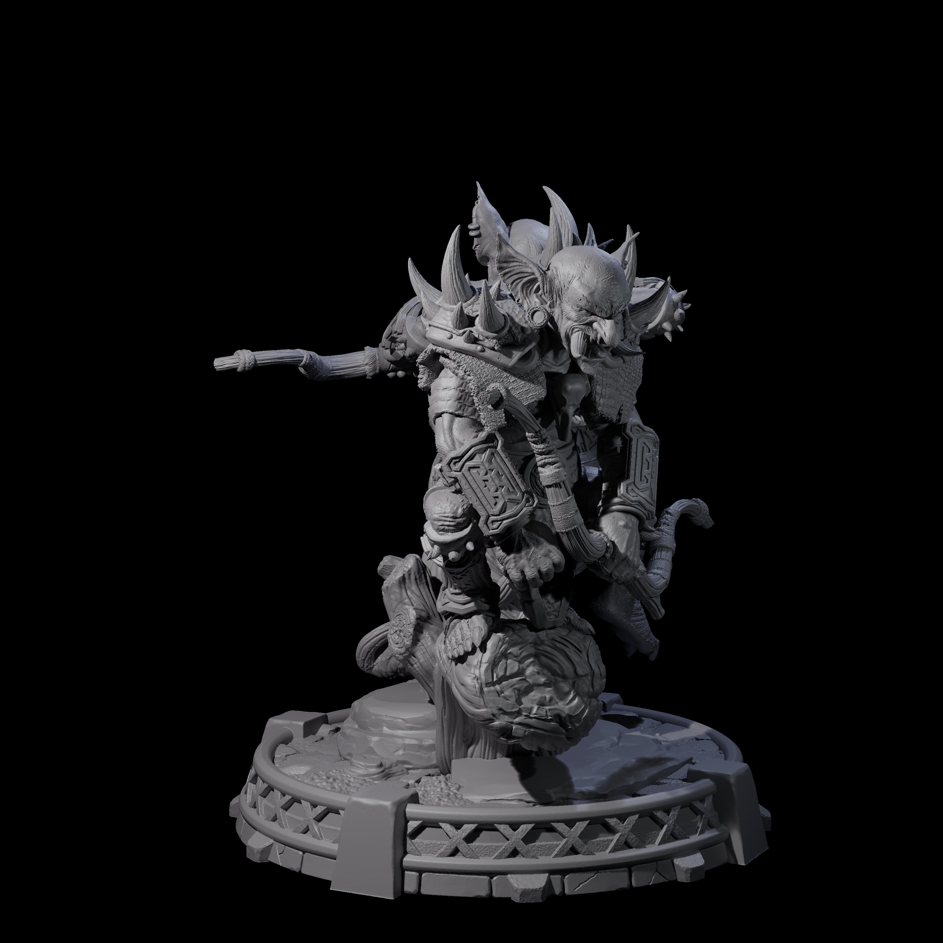 Bonebranch Goblin A Miniature for Dungeons and Dragons, Pathfinder or other TTRPGs