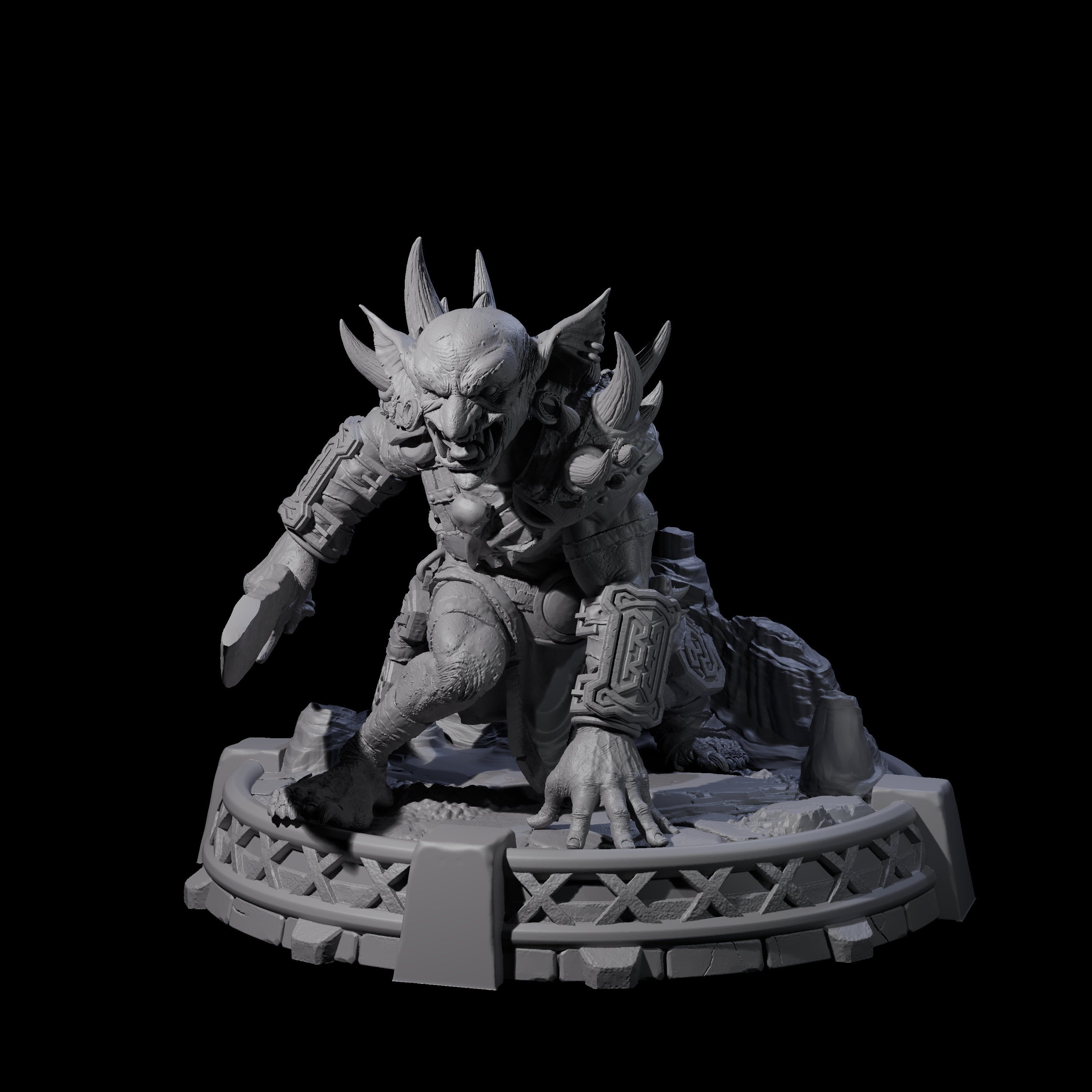 Bonebranch Goblin C Miniature for Dungeons and Dragons, Pathfinder or other TTRPGs