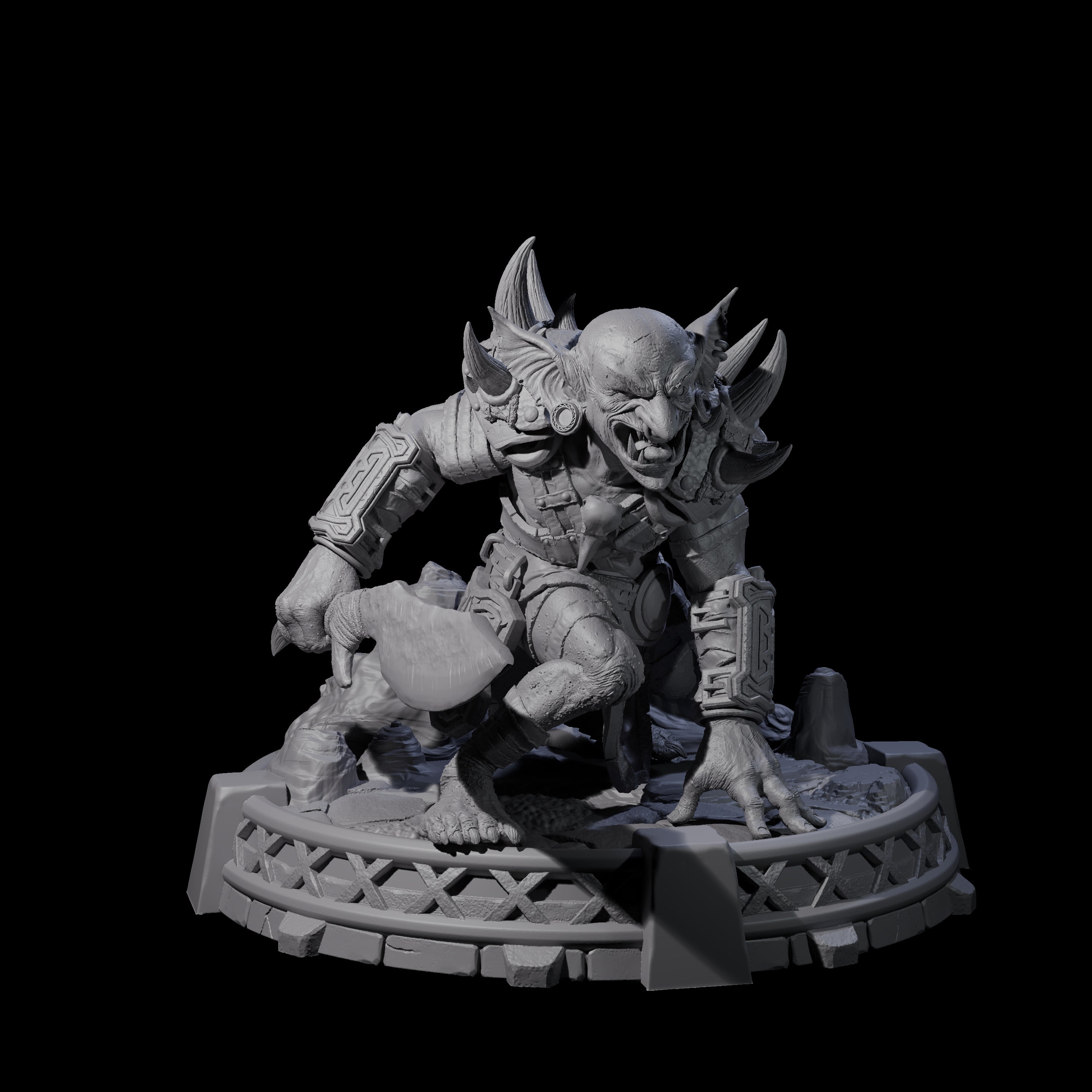 Bonebranch Goblin C Miniature for Dungeons and Dragons, Pathfinder or other TTRPGs