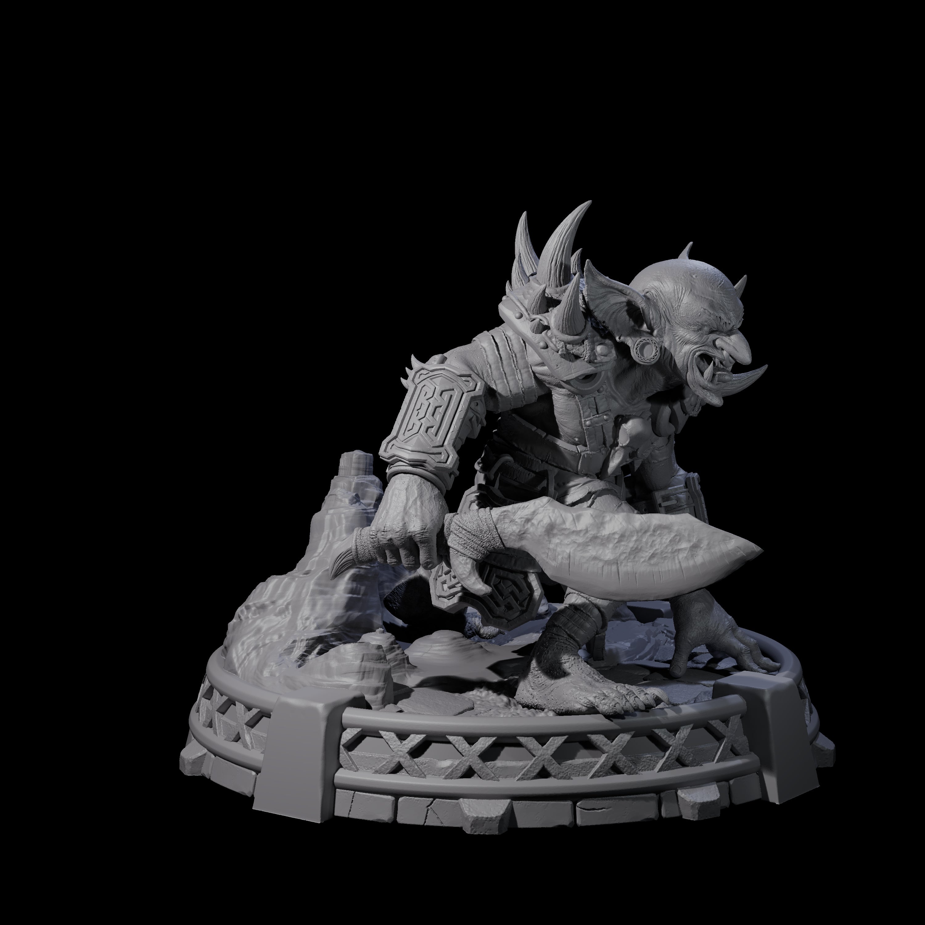 Bonebranch Goblin C Miniature for Dungeons and Dragons, Pathfinder or other TTRPGs