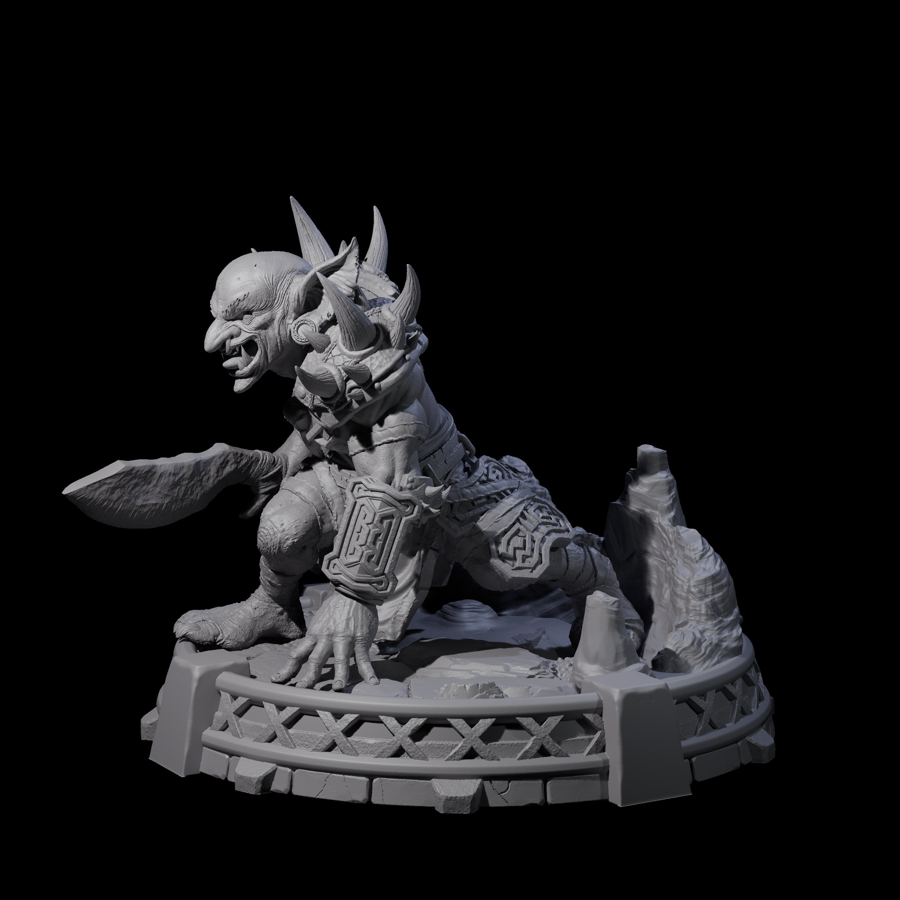 Bonebranch Goblin C Miniature for Dungeons and Dragons, Pathfinder or other TTRPGs