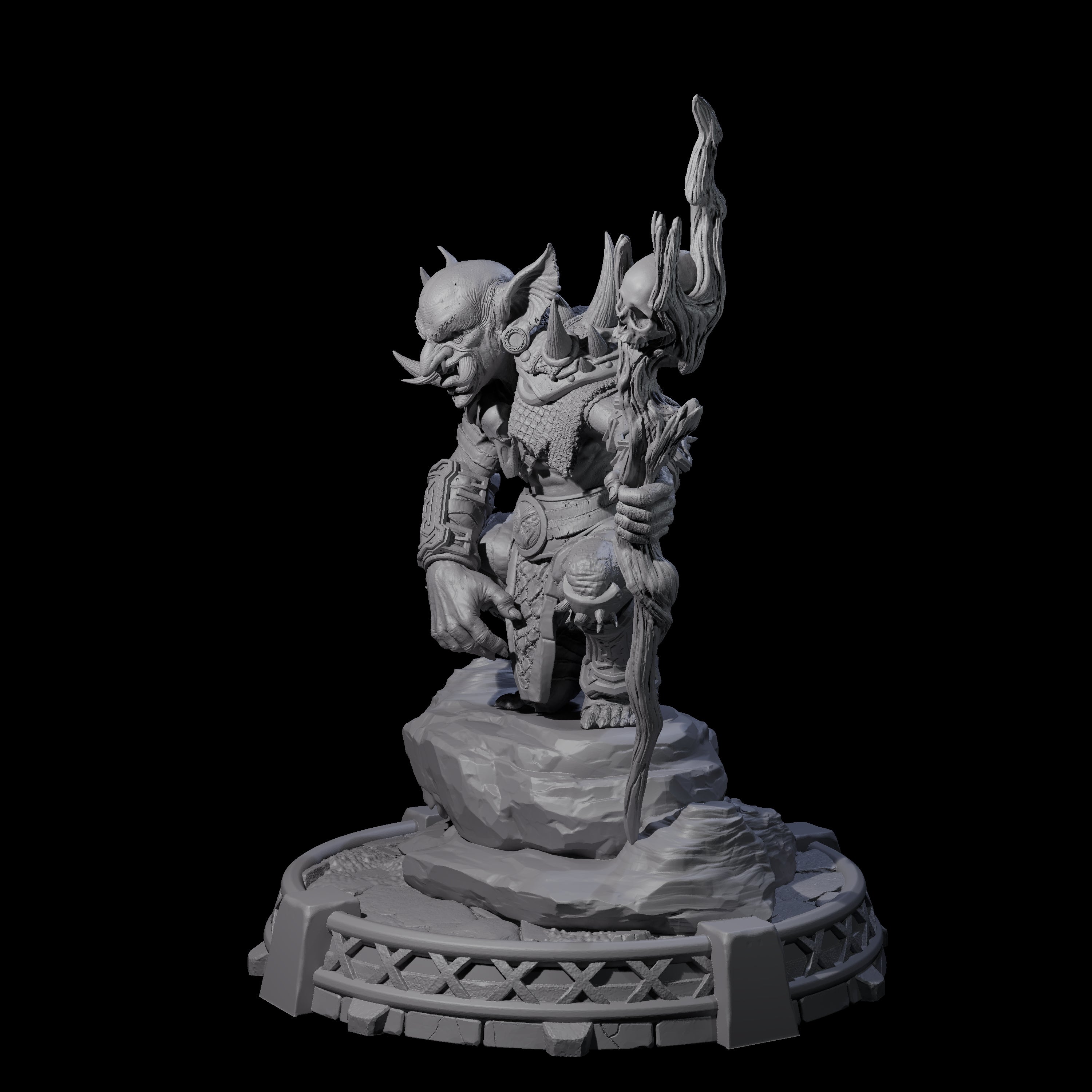 Bonebranch Goblin D Miniature for Dungeons and Dragons, Pathfinder or other TTRPGs