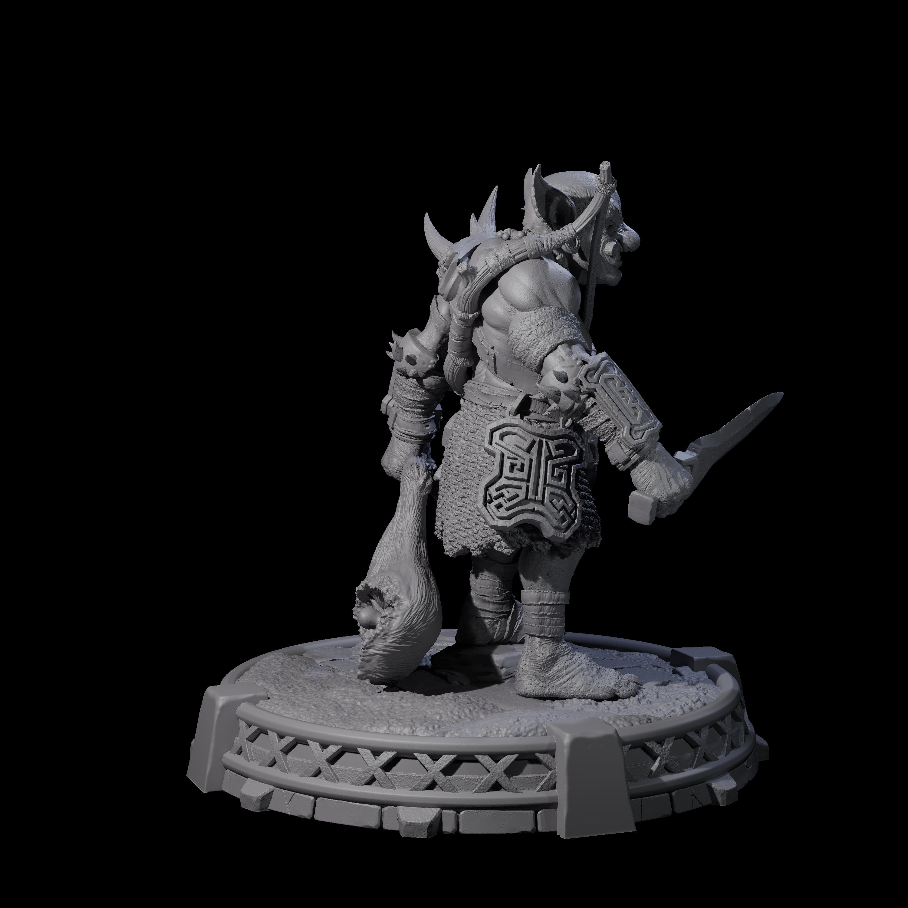 Bonebranch Goblin F Miniature for Dungeons and Dragons, Pathfinder or other TTRPGs