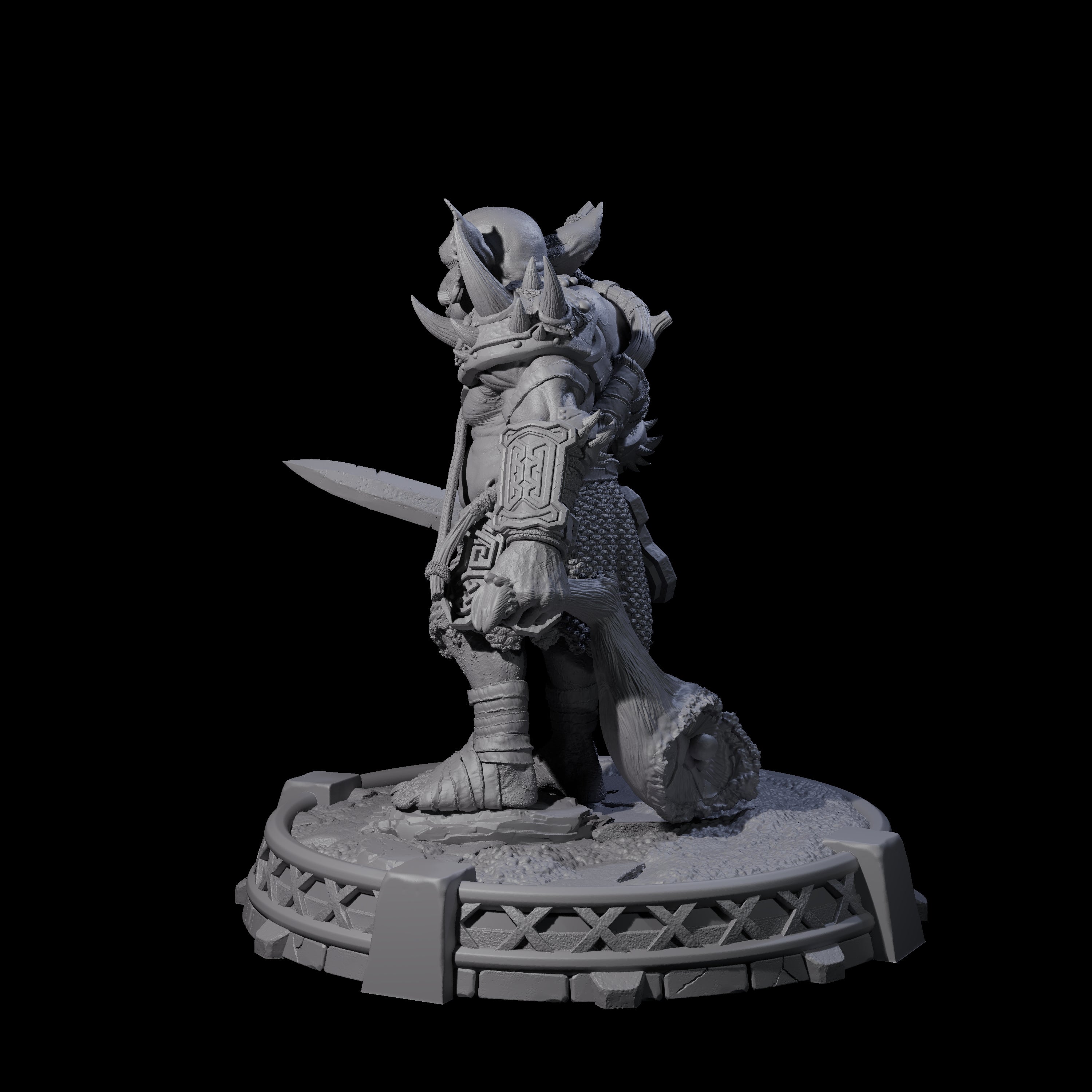 Bonebranch Goblin F Miniature for Dungeons and Dragons, Pathfinder or other TTRPGs