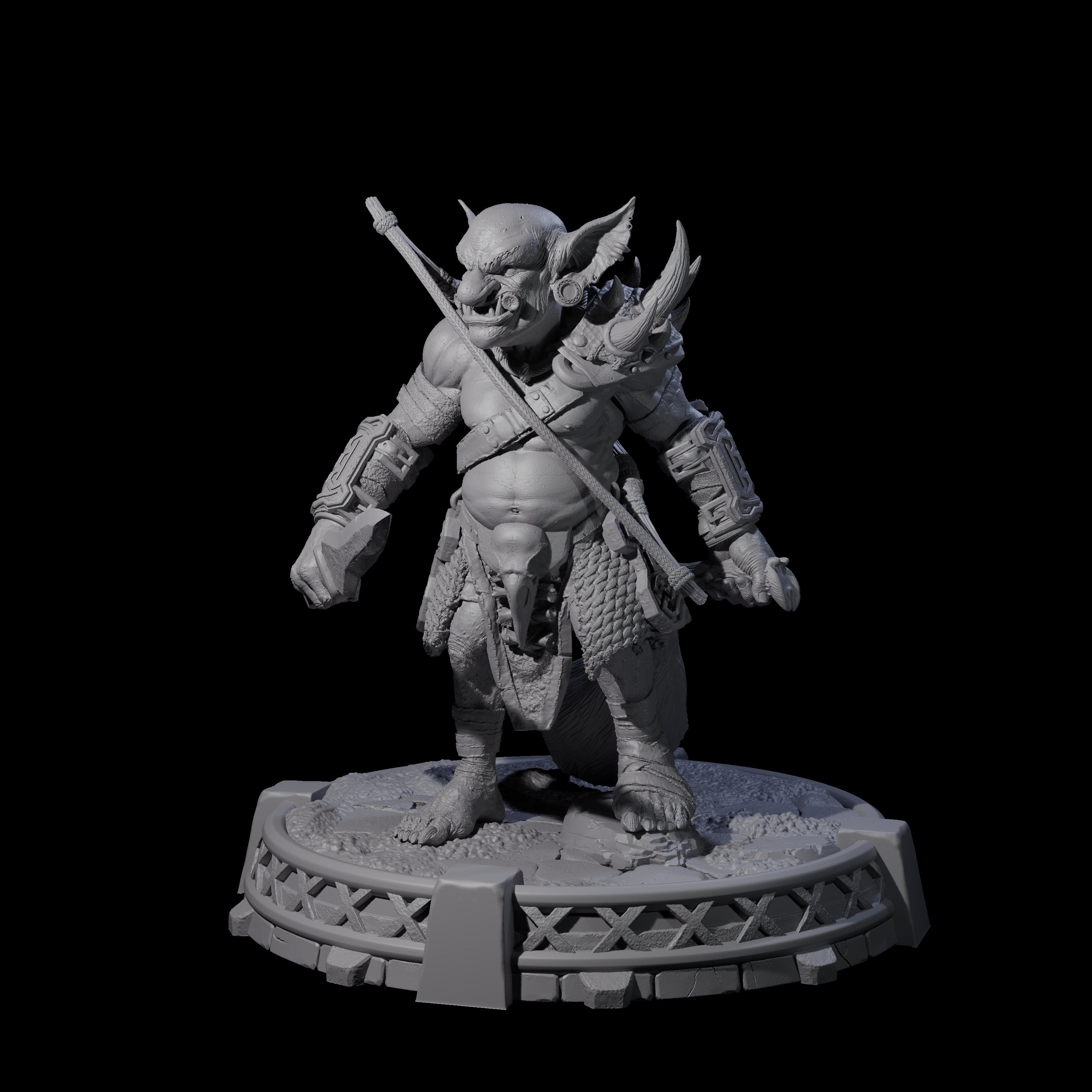 Bonebranch Goblin F Miniature for Dungeons and Dragons, Pathfinder or other TTRPGs
