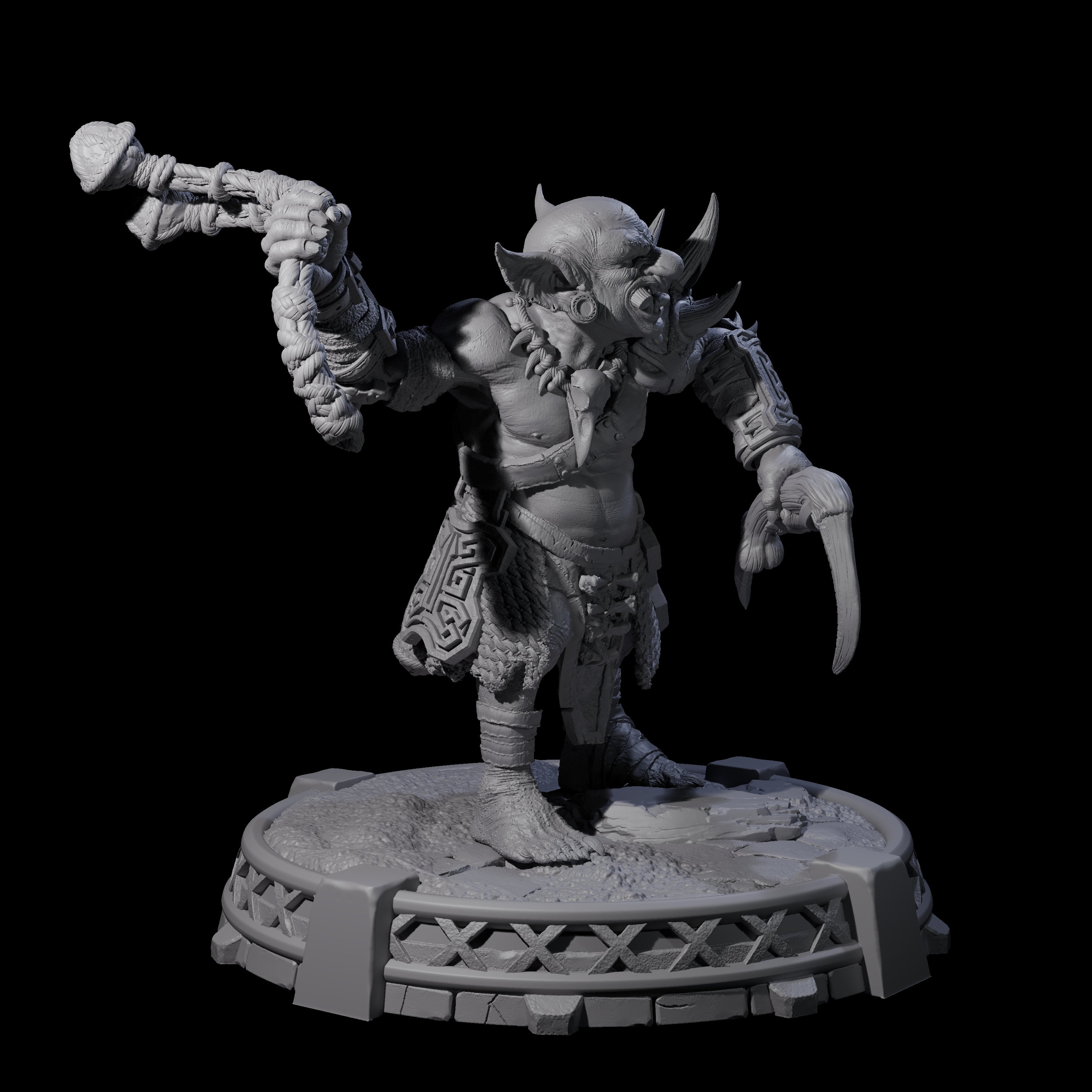 Bonebranch Goblin G Miniature for Dungeons and Dragons, Pathfinder or other TTRPGs