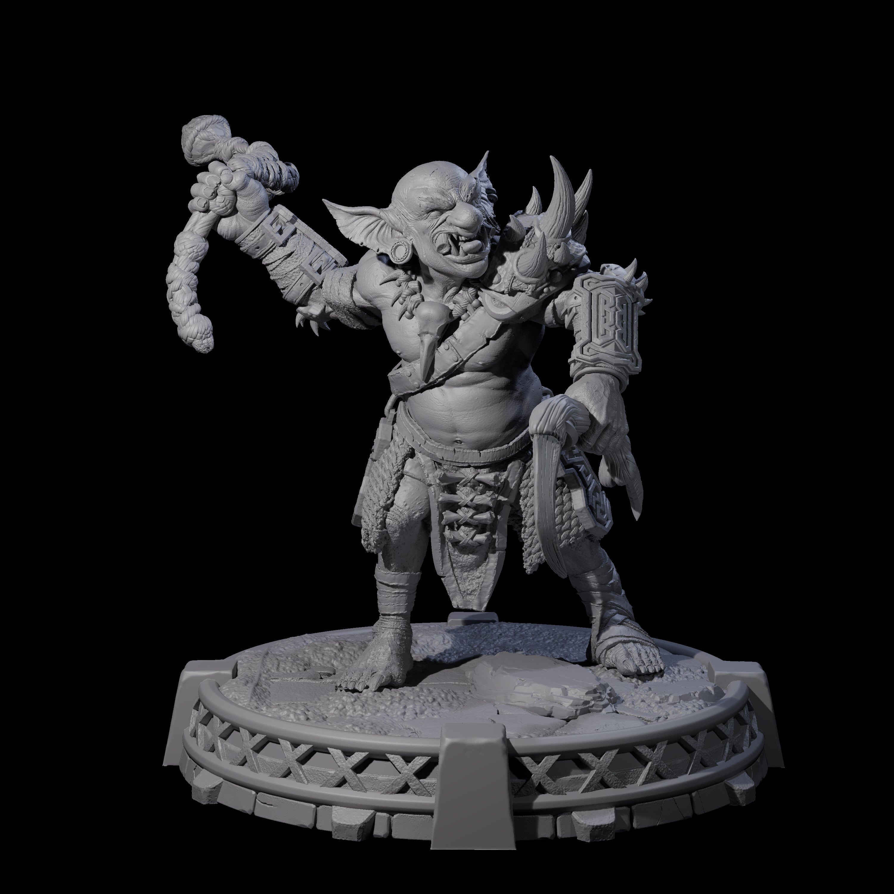 Bonebranch Goblin G Miniature for Dungeons and Dragons, Pathfinder or other TTRPGs