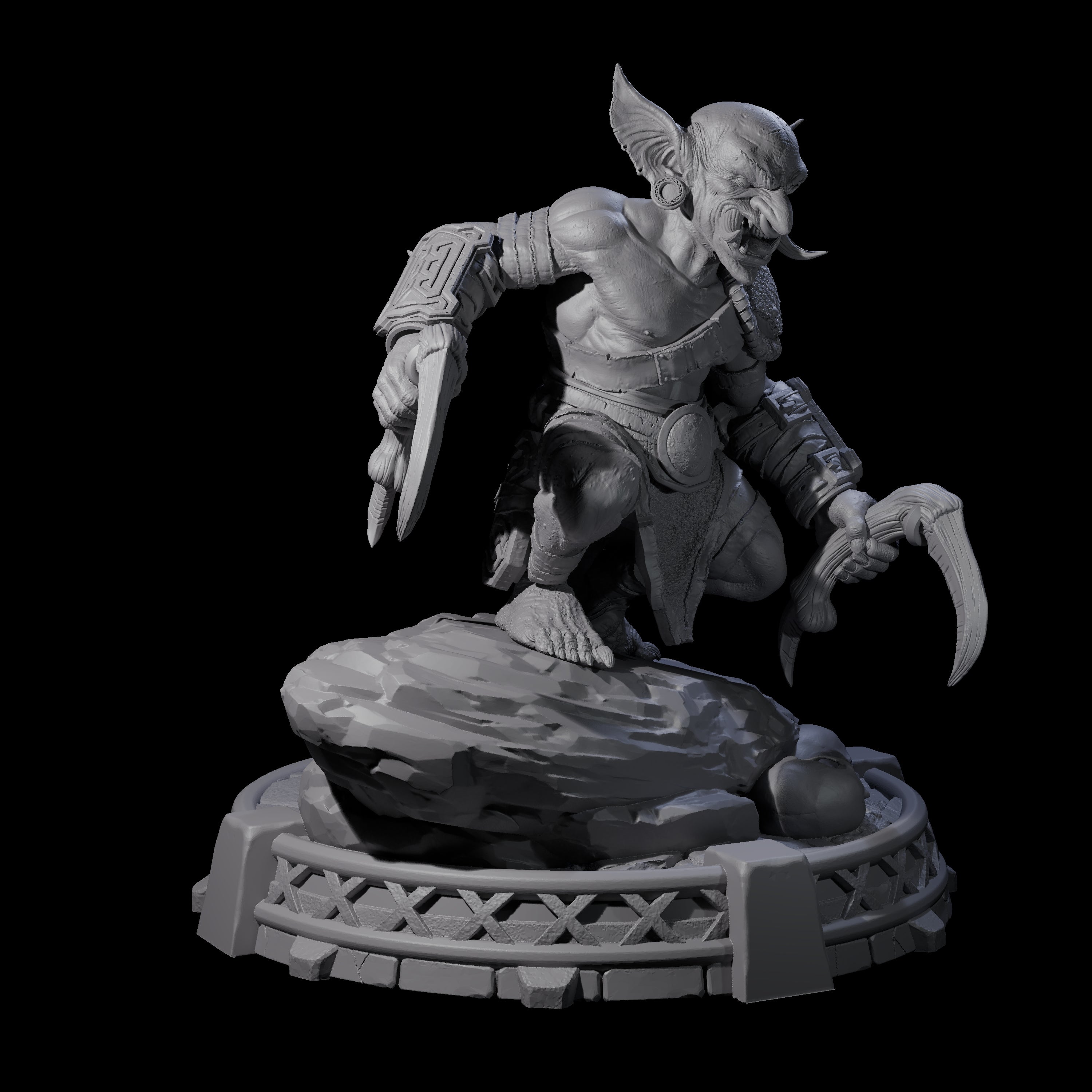 Bonebranch Goblin H Miniature for Dungeons and Dragons, Pathfinder or other TTRPGs