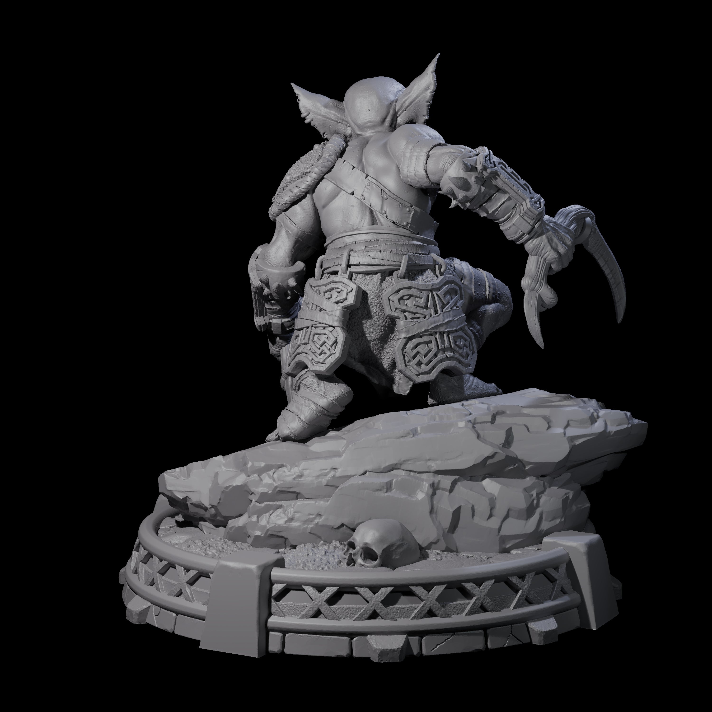 Bonebranch Goblin H Miniature for Dungeons and Dragons, Pathfinder or other TTRPGs