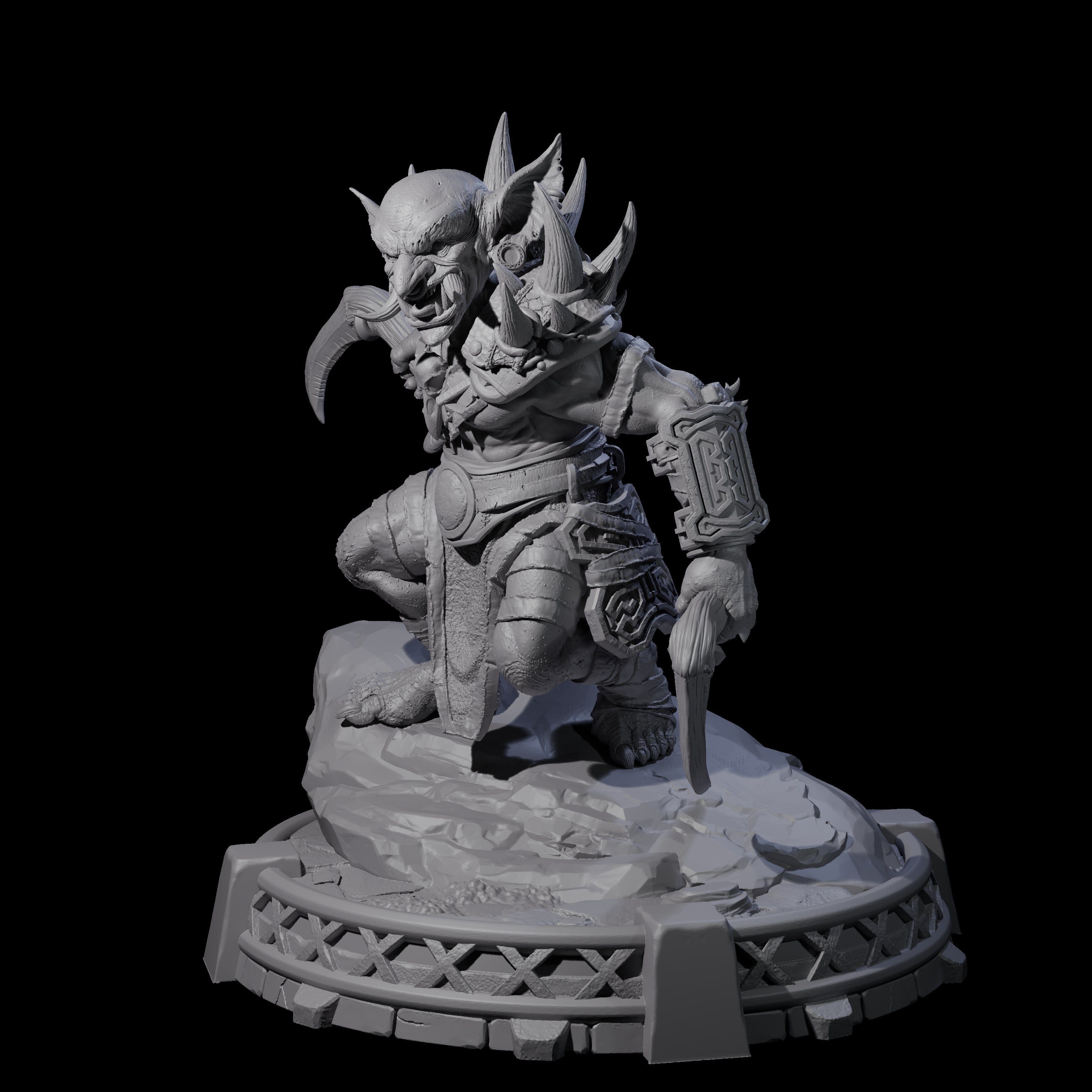 Bonebranch Goblin I Miniature for Dungeons and Dragons, Pathfinder or other TTRPGs