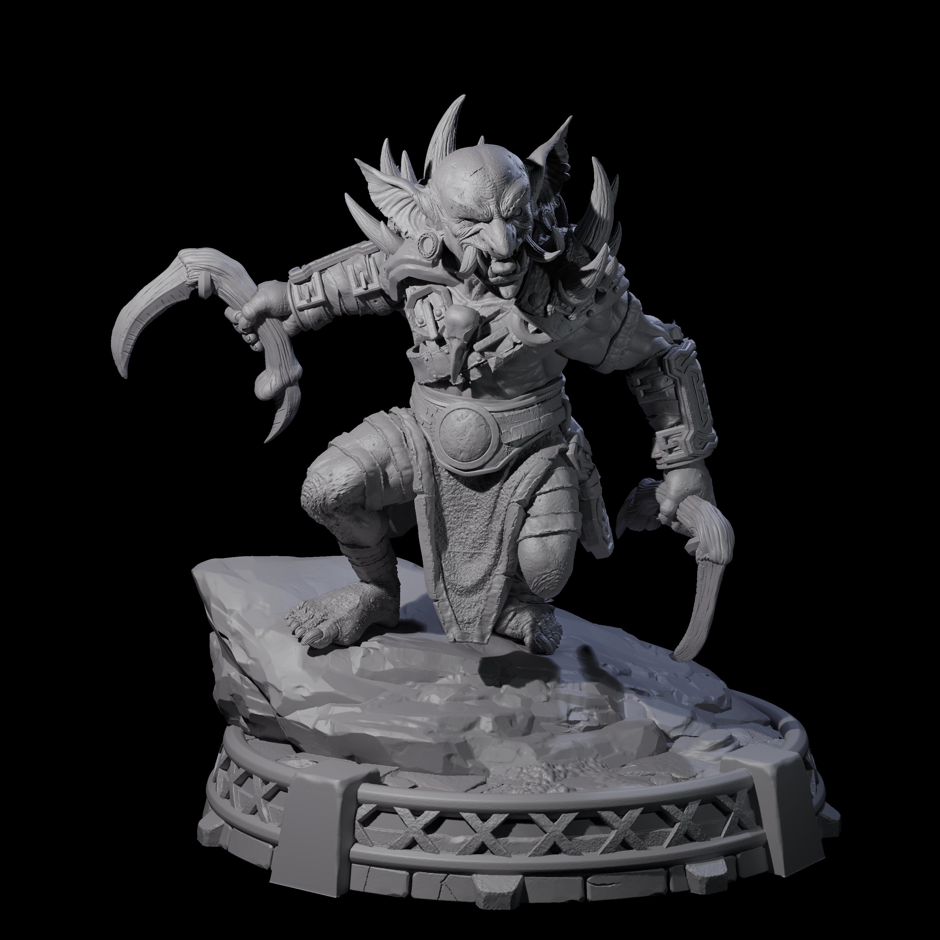 Bonebranch Goblin I Miniature for Dungeons and Dragons, Pathfinder or other TTRPGs