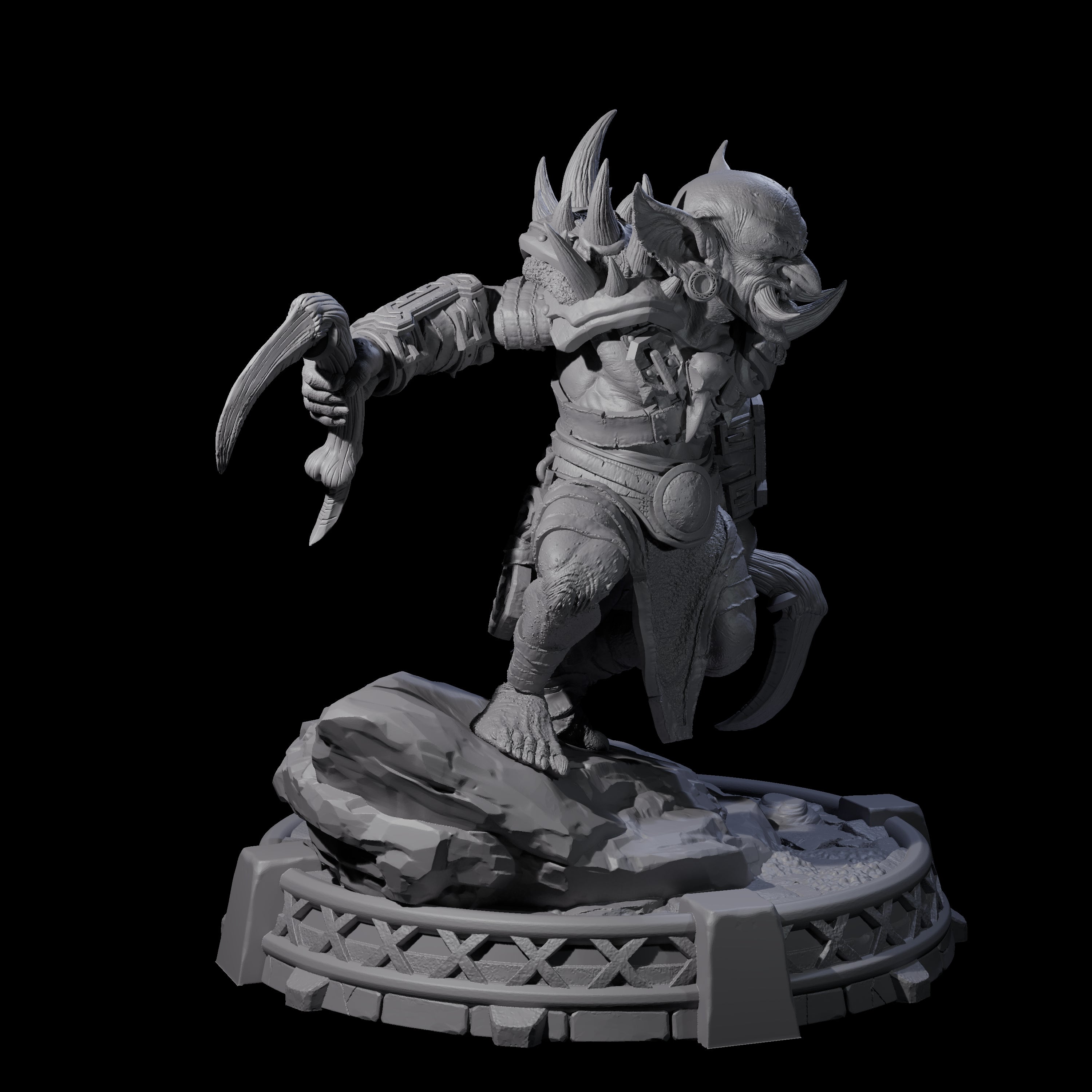 Bonebranch Goblin I Miniature for Dungeons and Dragons, Pathfinder or other TTRPGs