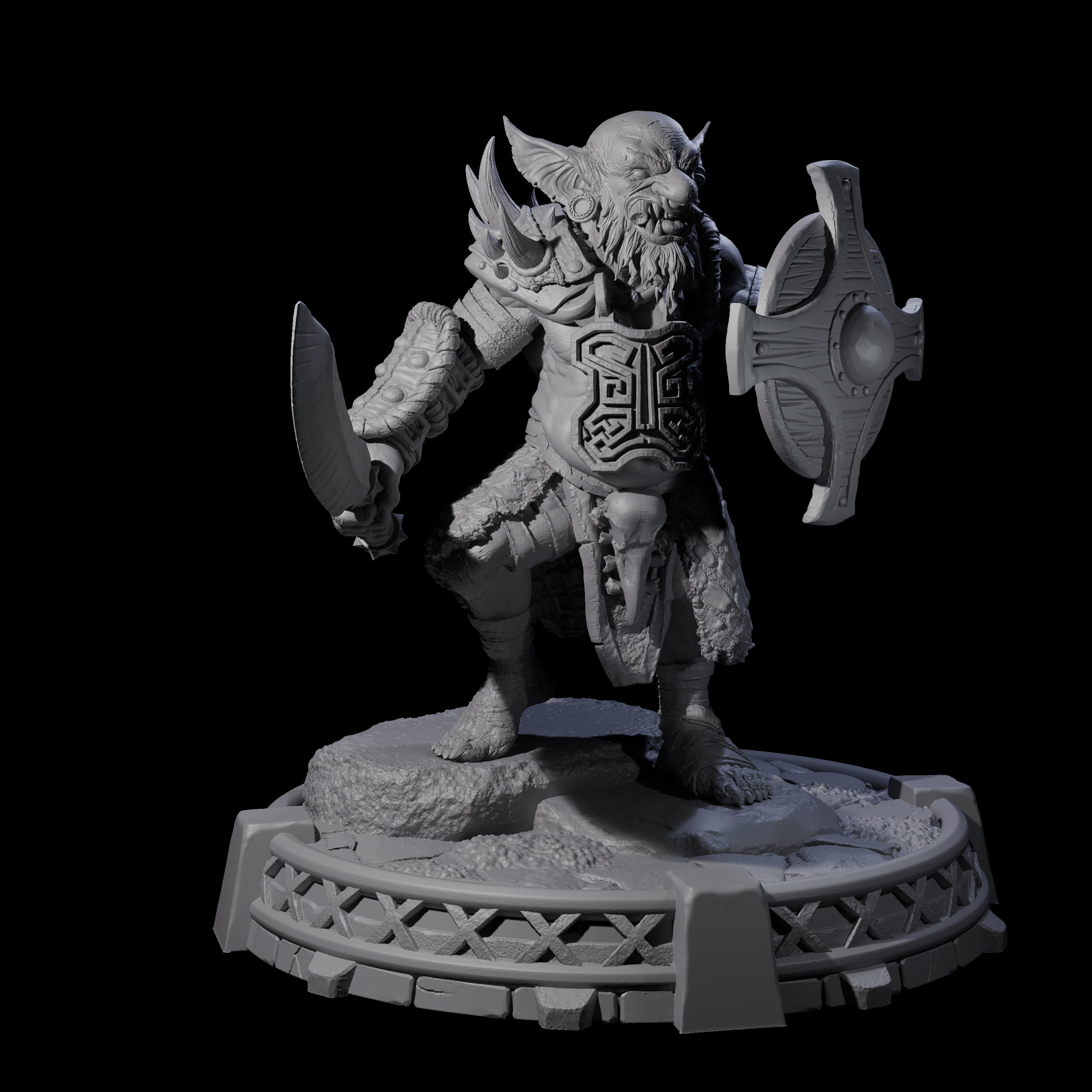 Bonebranch Goblin J Miniature for Dungeons and Dragons, Pathfinder or other TTRPGs