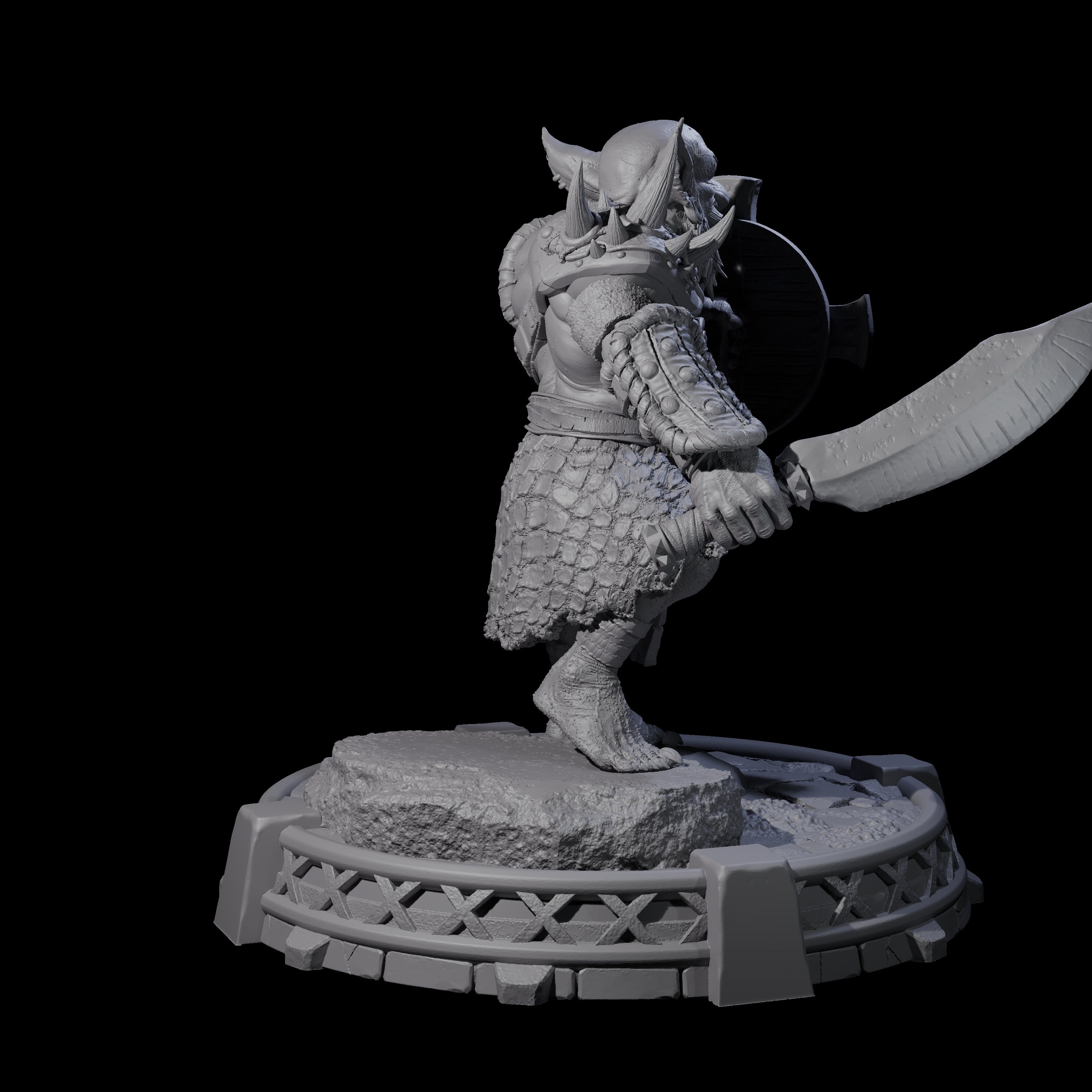 Bonebranch Goblin J Miniature for Dungeons and Dragons, Pathfinder or other TTRPGs