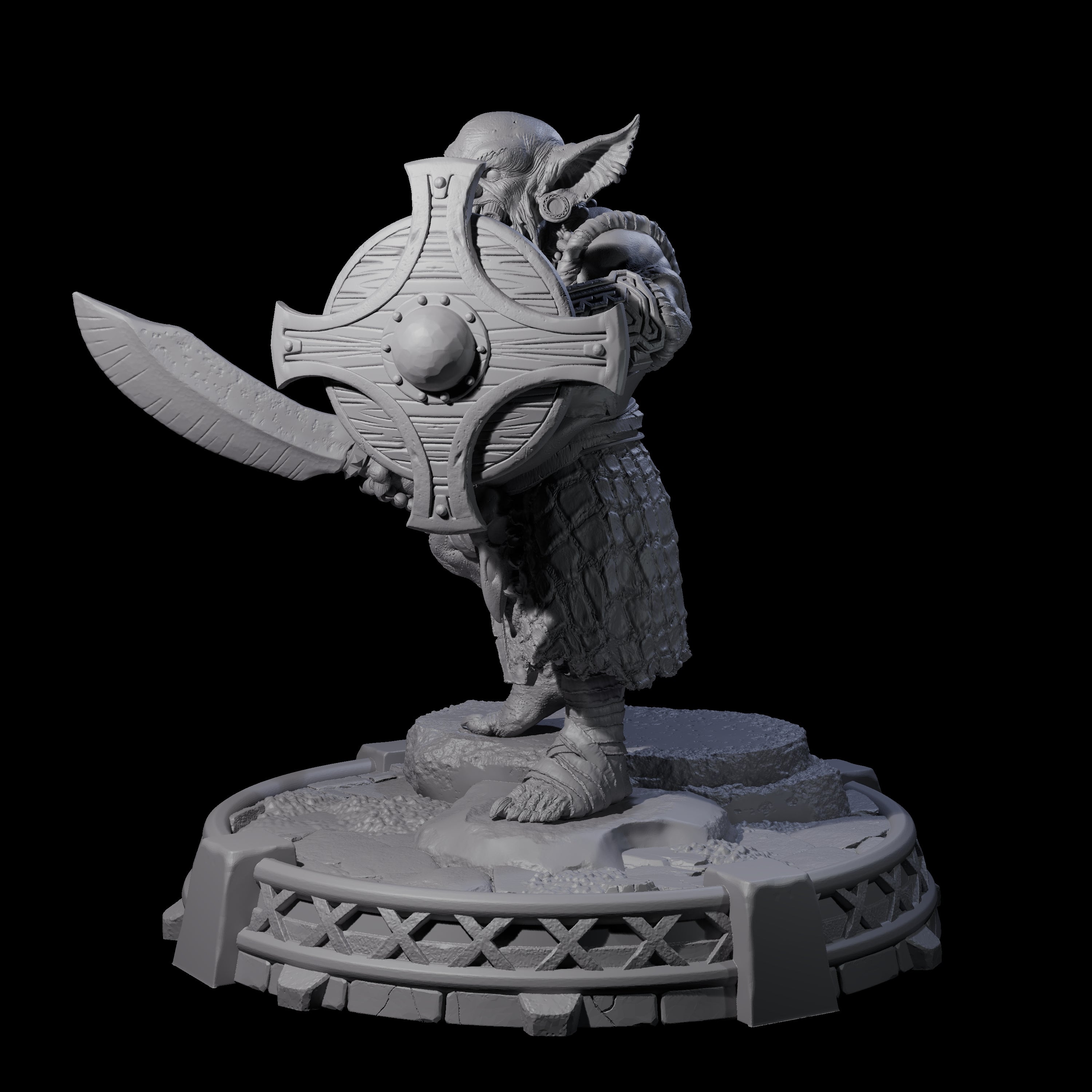 Bonebranch Goblin J Miniature for Dungeons and Dragons, Pathfinder or other TTRPGs
