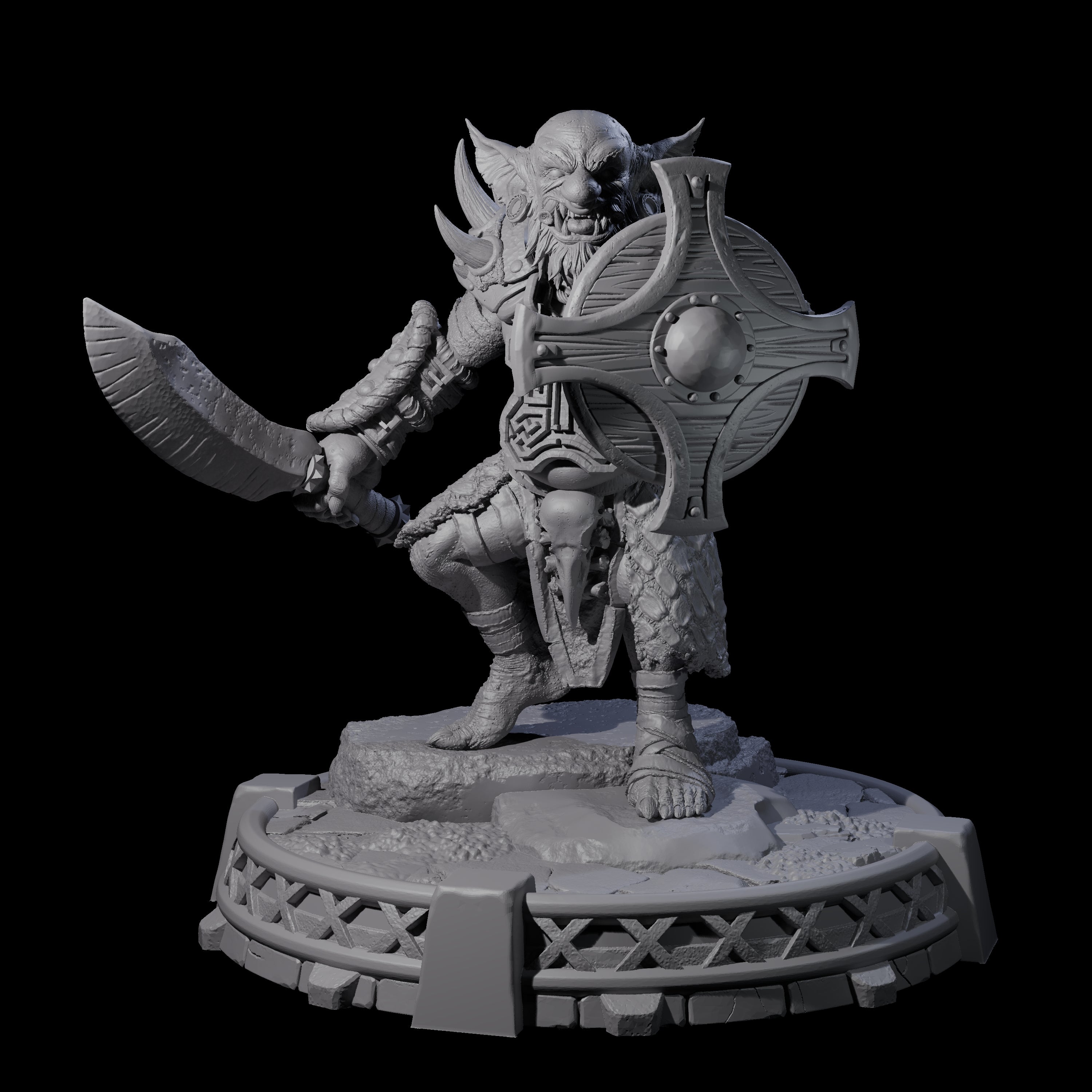 Bonebranch Goblin J Miniature for Dungeons and Dragons, Pathfinder or other TTRPGs
