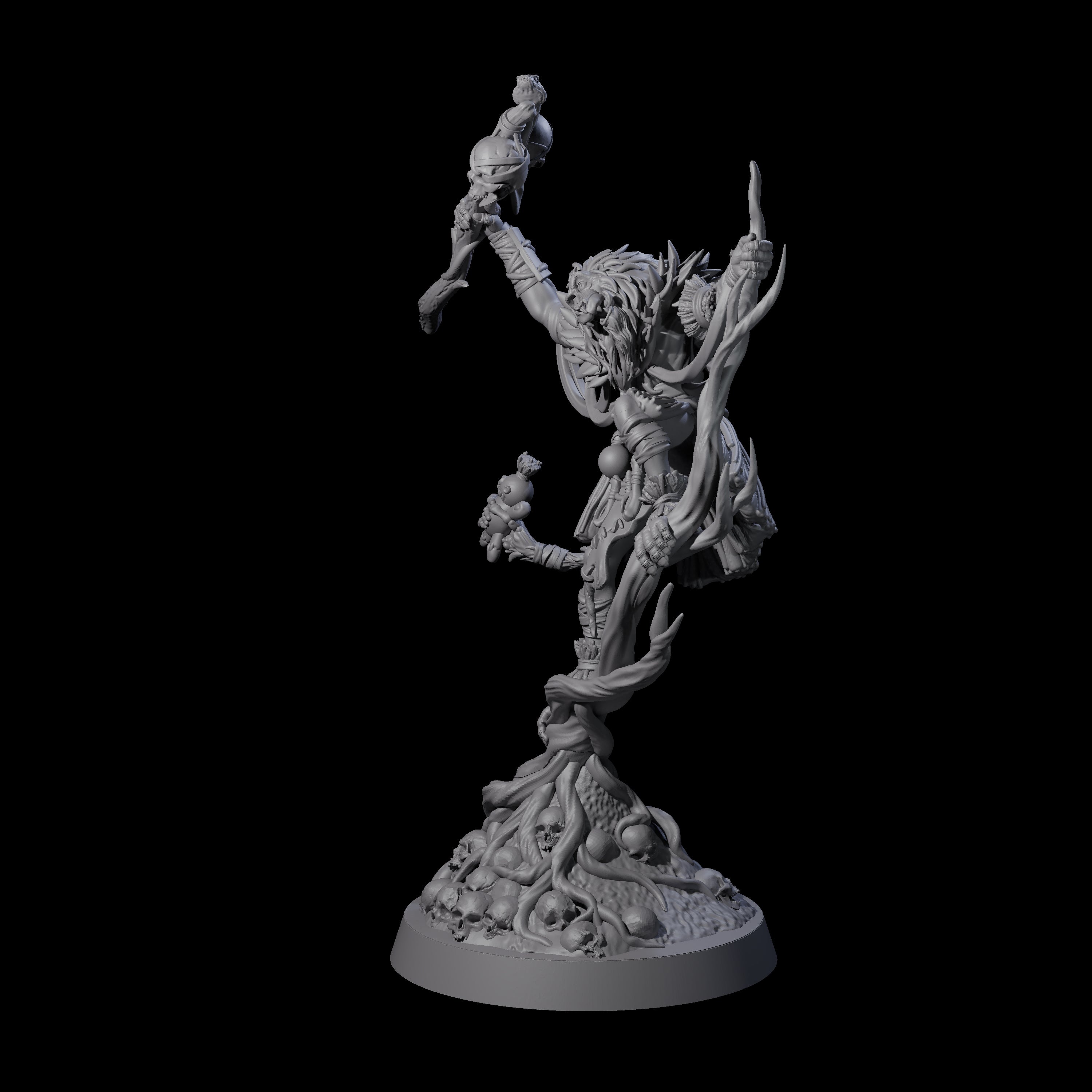 Bonkers Hadozee Druid Miniature for Dungeons and Dragons, Pathfinder or other TTRPGs