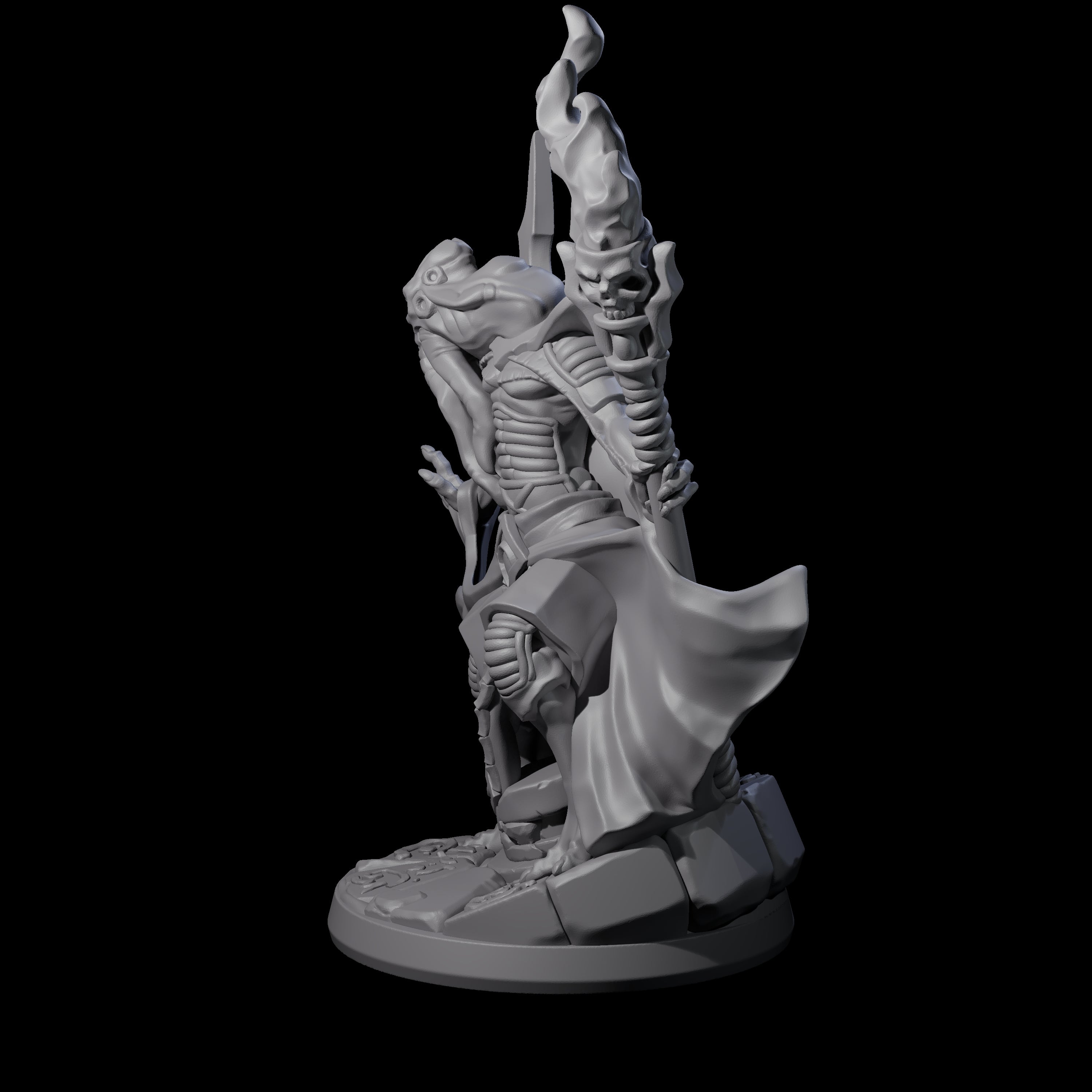 Bony Mind Flayer A Miniature for Dungeons and Dragons, Pathfinder or other TTRPGs