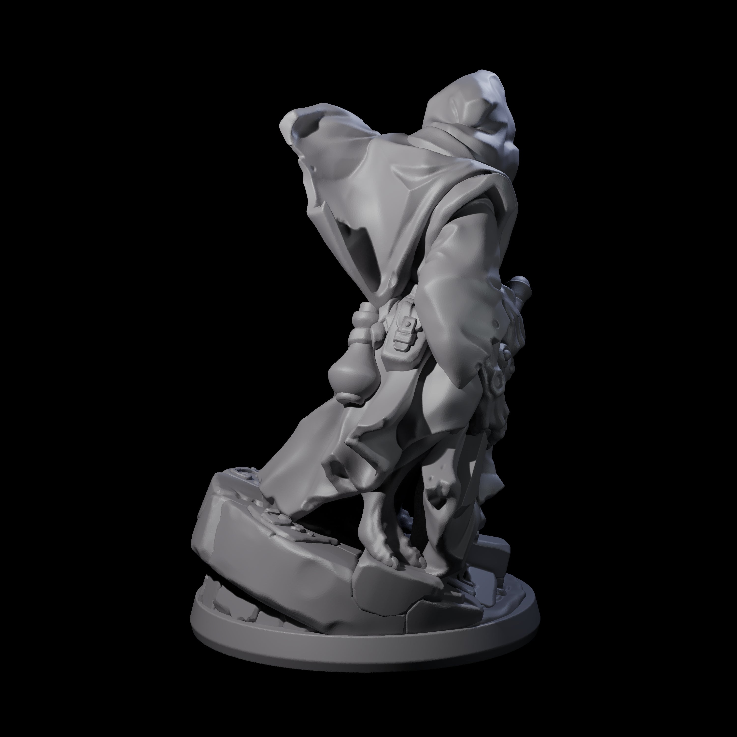 Bony Mind Flayer B Miniature for Dungeons and Dragons, Pathfinder or other TTRPGs