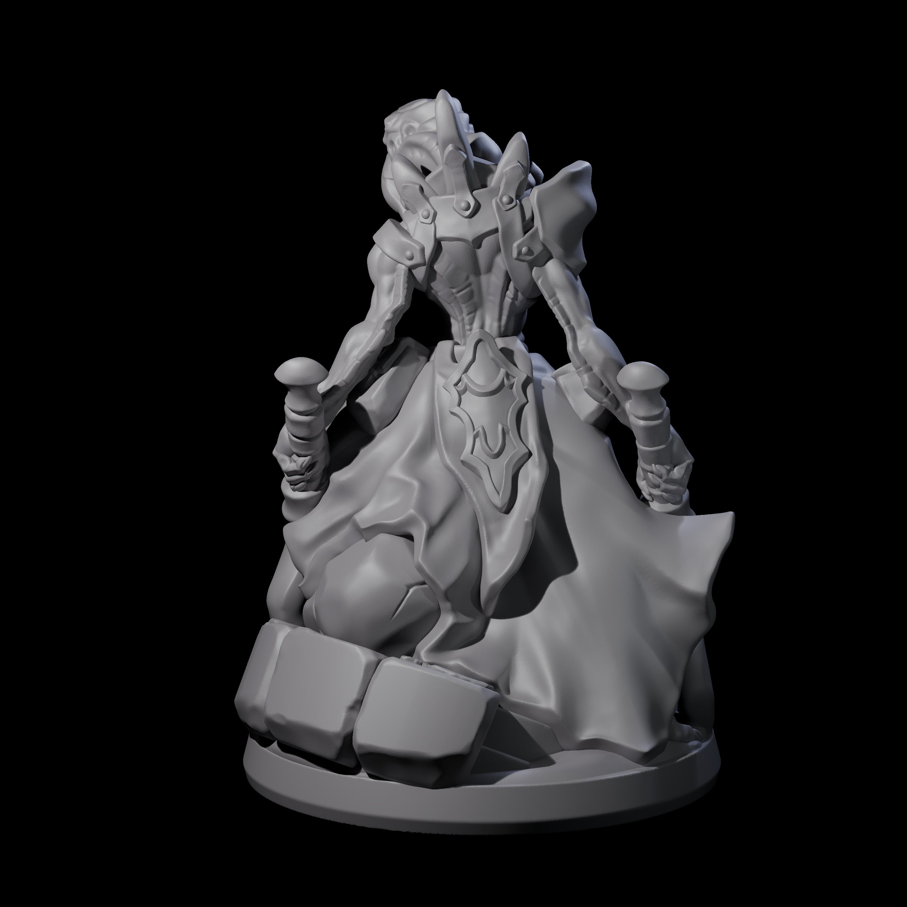 Bony Mind Flayer C Miniature for Dungeons and Dragons, Pathfinder or other TTRPGs