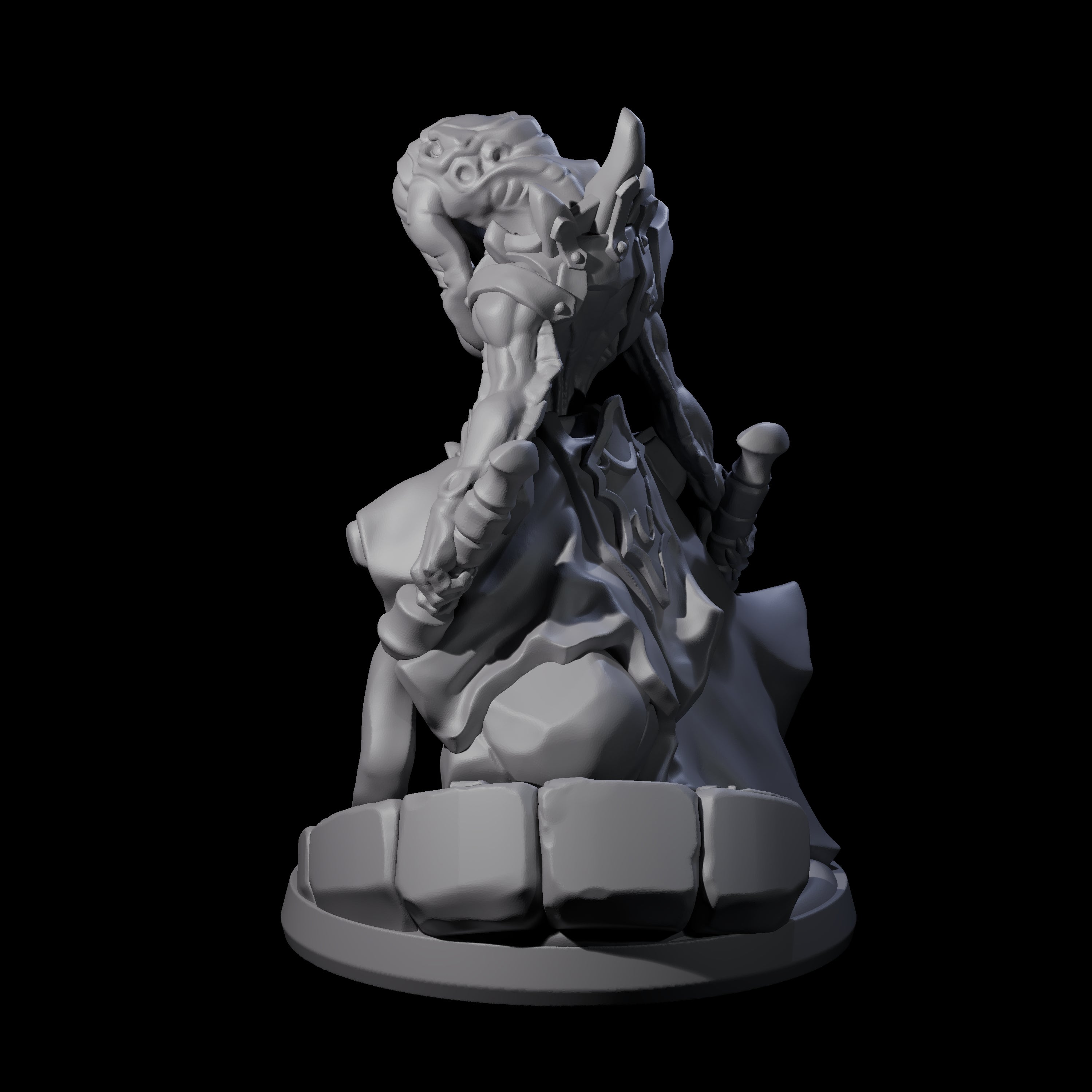 Bony Mind Flayer C Miniature for Dungeons and Dragons, Pathfinder or other TTRPGs