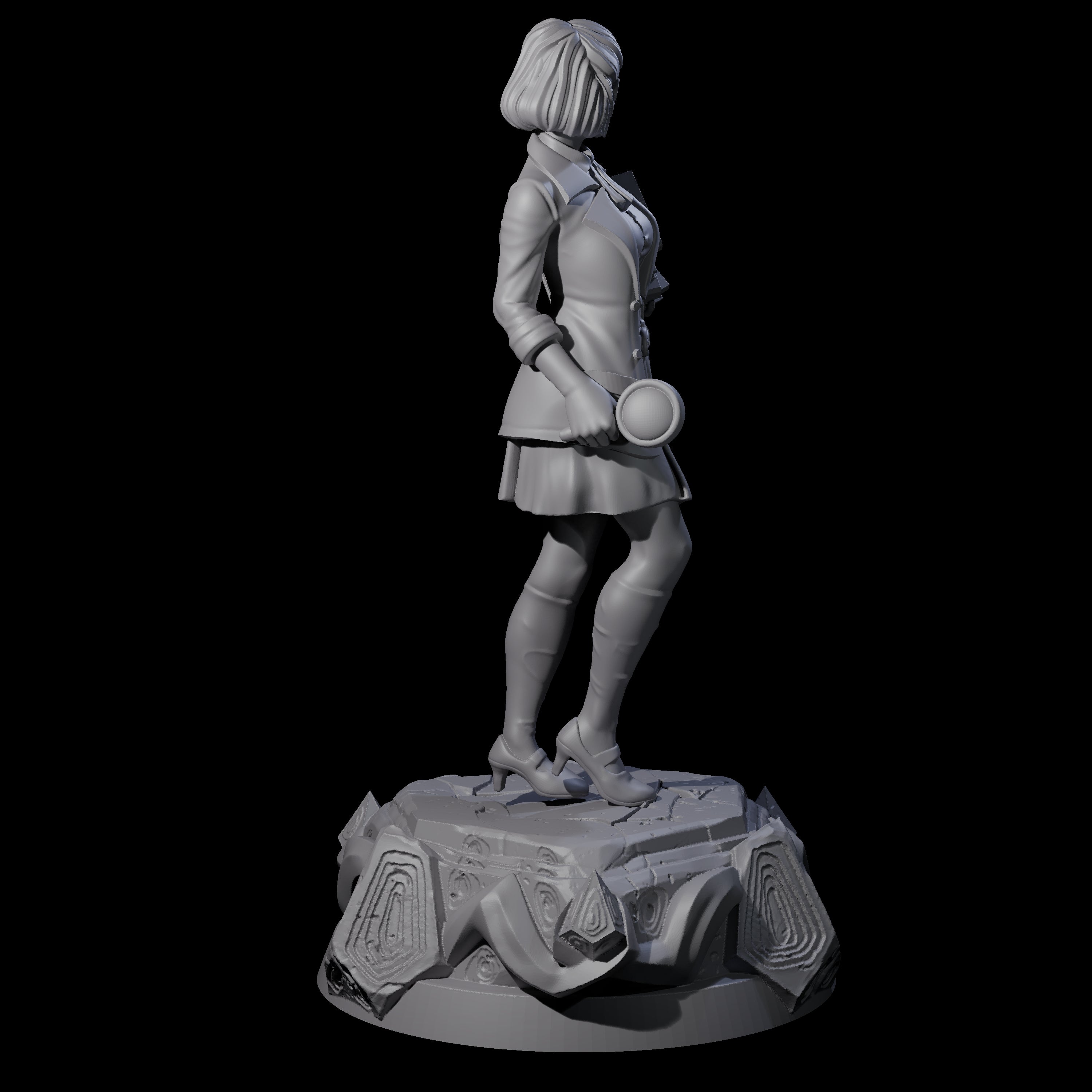 Bookish Human Scholar Miniature for Dungeons and Dragons, Pathfinder or other TTRPGs