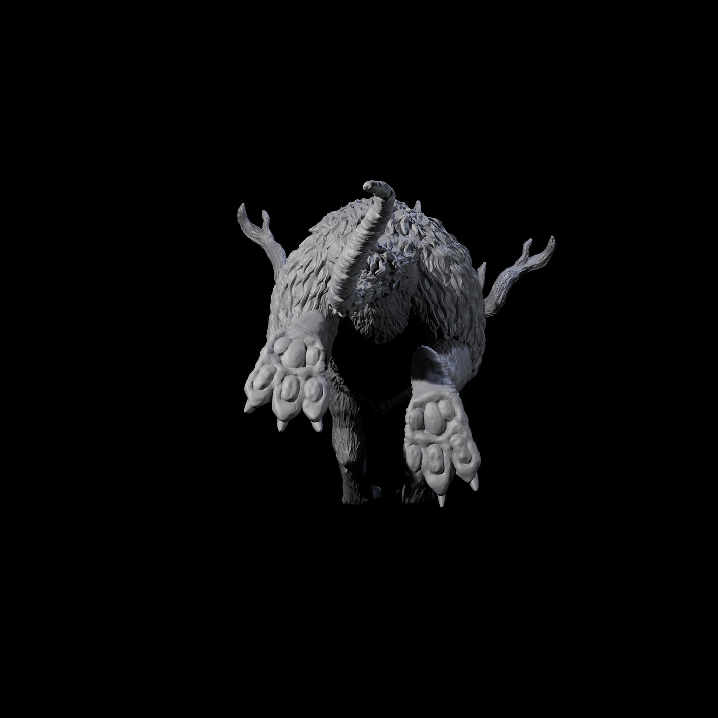 Bounding Jackalope D Miniature for Dungeons and Dragons, Pathfinder or other TTRPGs
