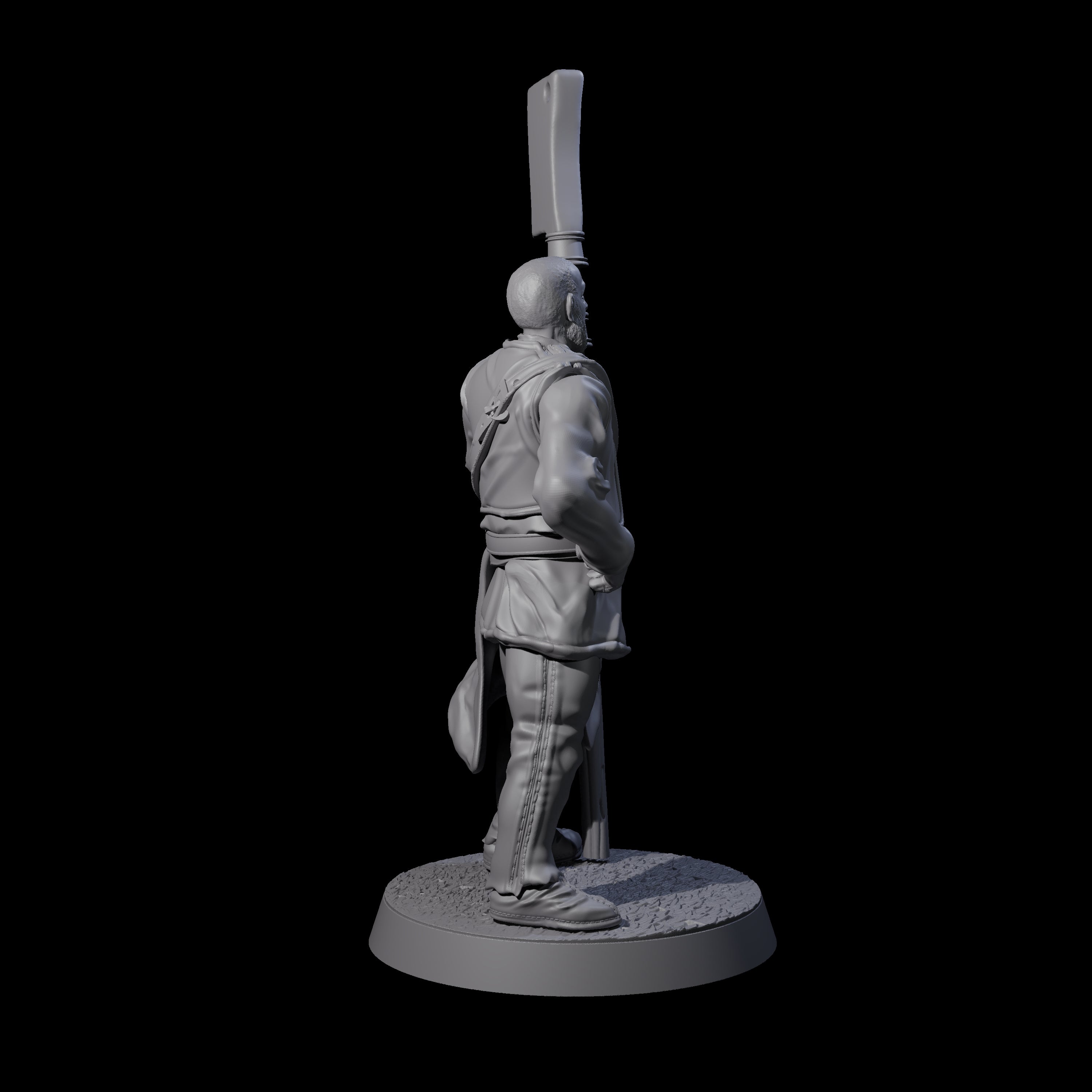 Brave Peasant Soldier D Miniature for Dungeons and Dragons, Pathfinder or other TTRPGs