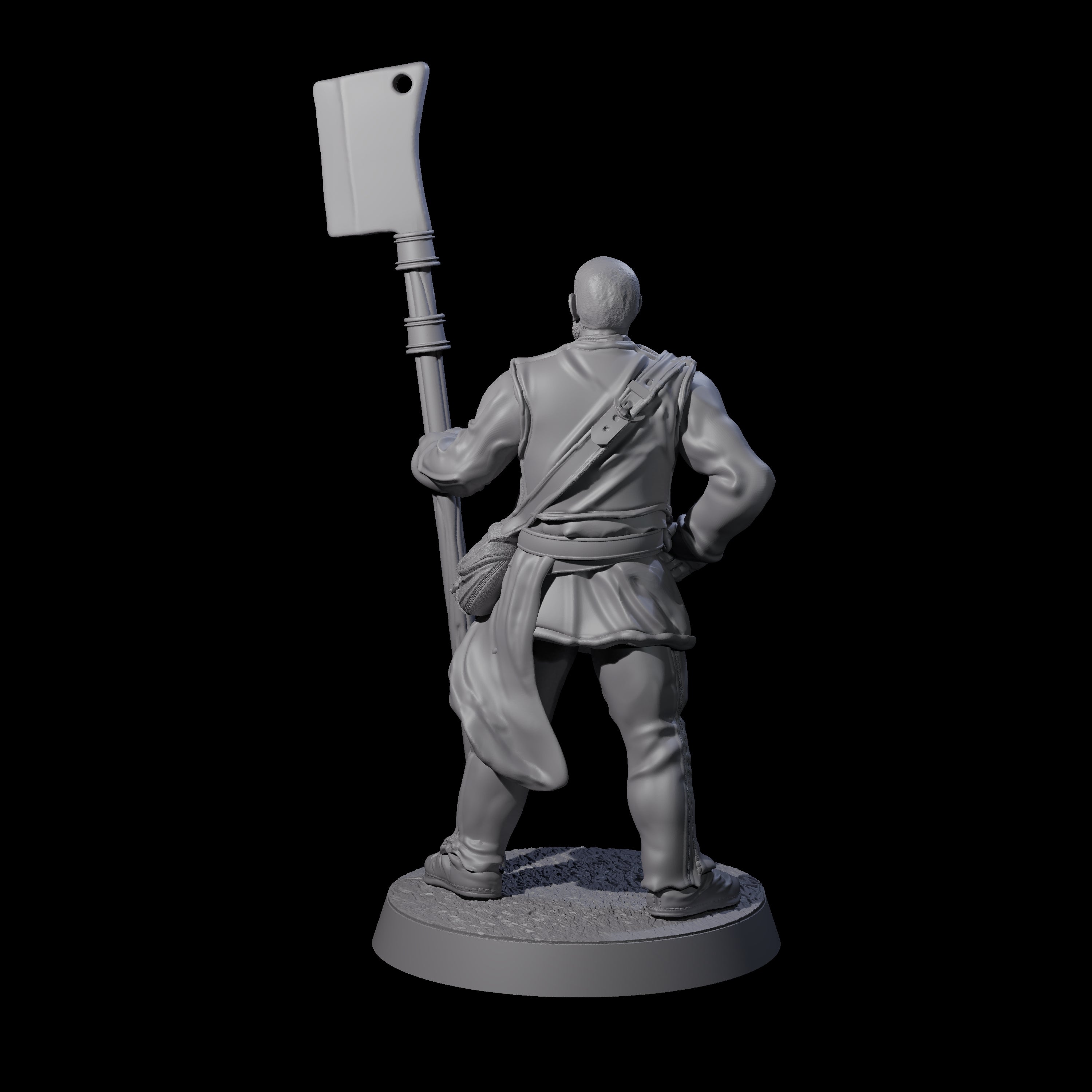 Brave Peasant Soldier D Miniature for Dungeons and Dragons, Pathfinder or other TTRPGs