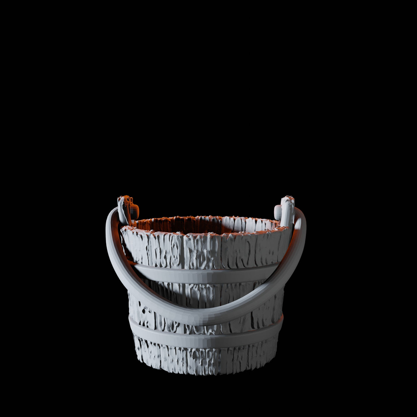 Bucket Miniature for Dungeons and Dragons, Pathfinder or other TTRPGs