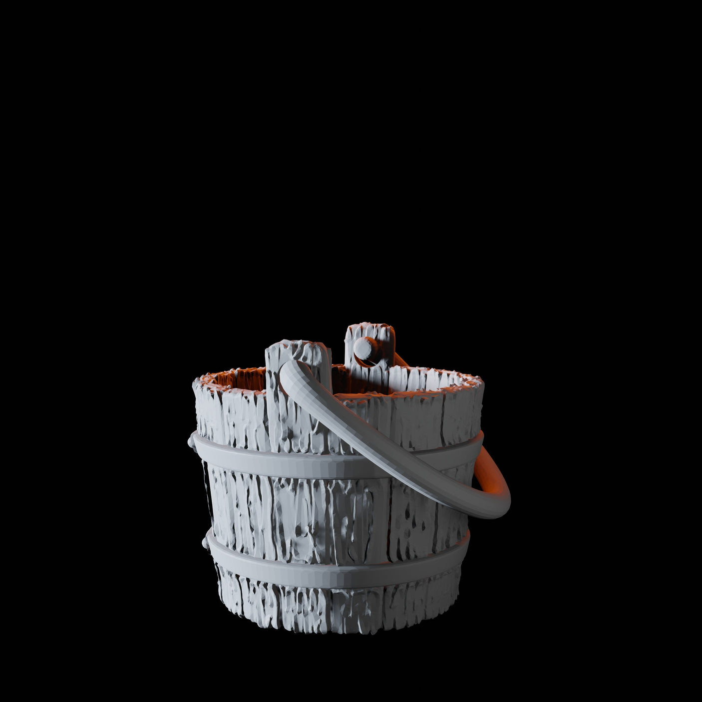 Bucket Miniature for Dungeons and Dragons, Pathfinder or other TTRPGs