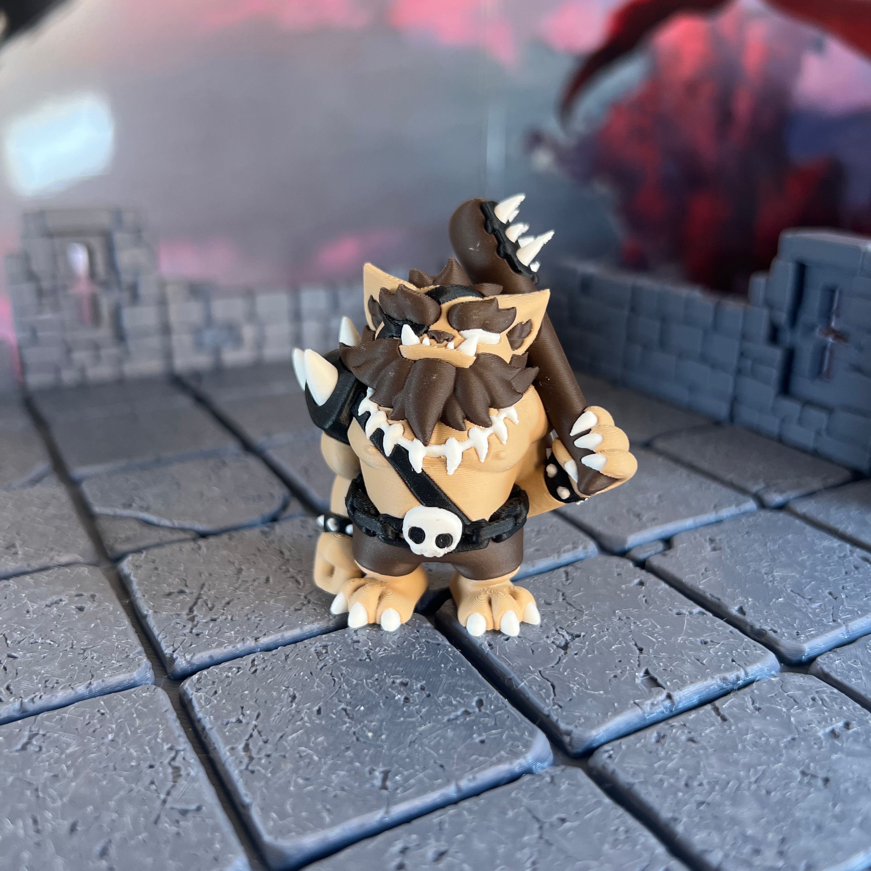 Bugbear Pair Multicolour Table Ready Miniatures Miniature for Dungeons and Dragons, Pathfinder or other TTRPGs