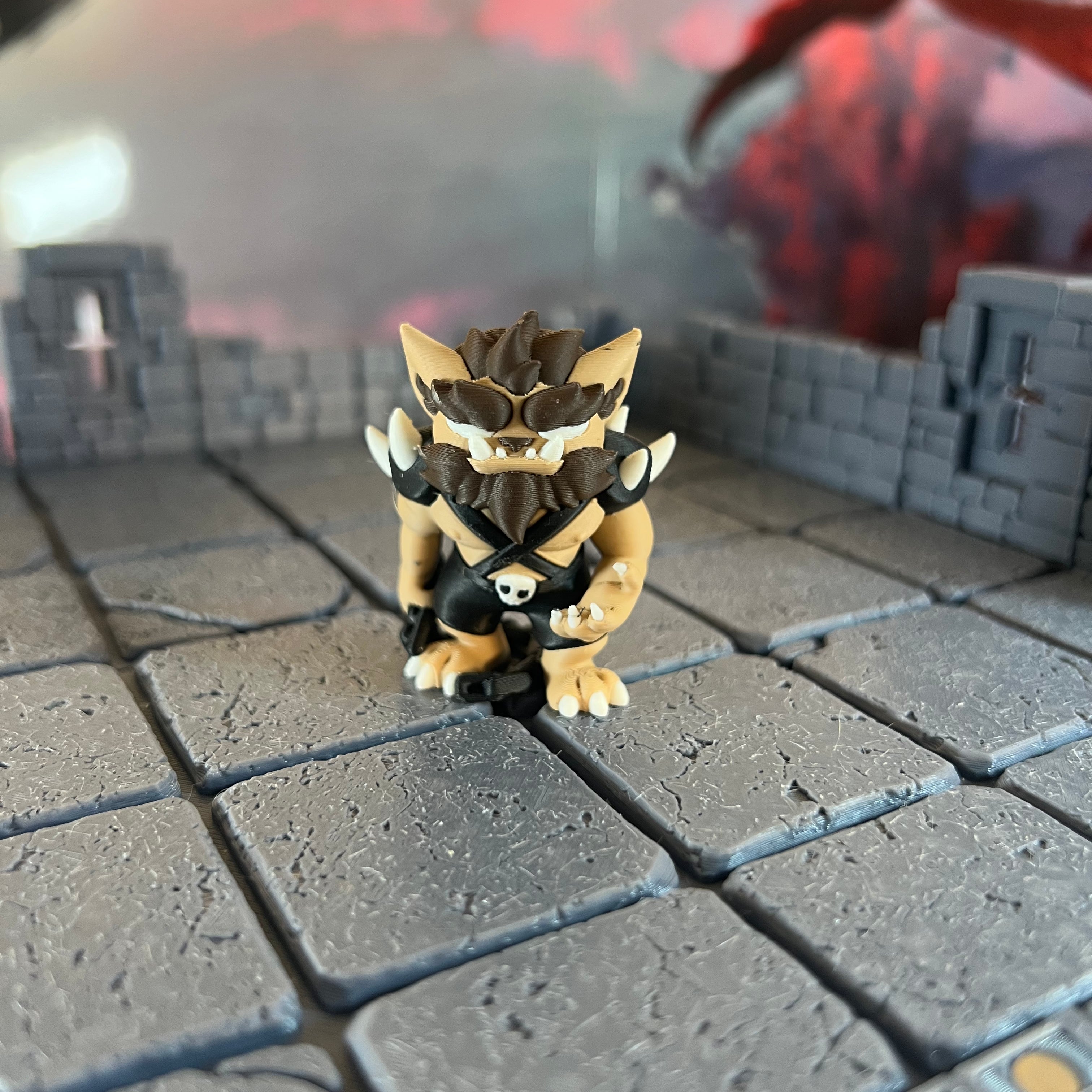 Bugbear Pair Multicolour Table Ready Miniatures Miniature for Dungeons and Dragons, Pathfinder or other TTRPGs