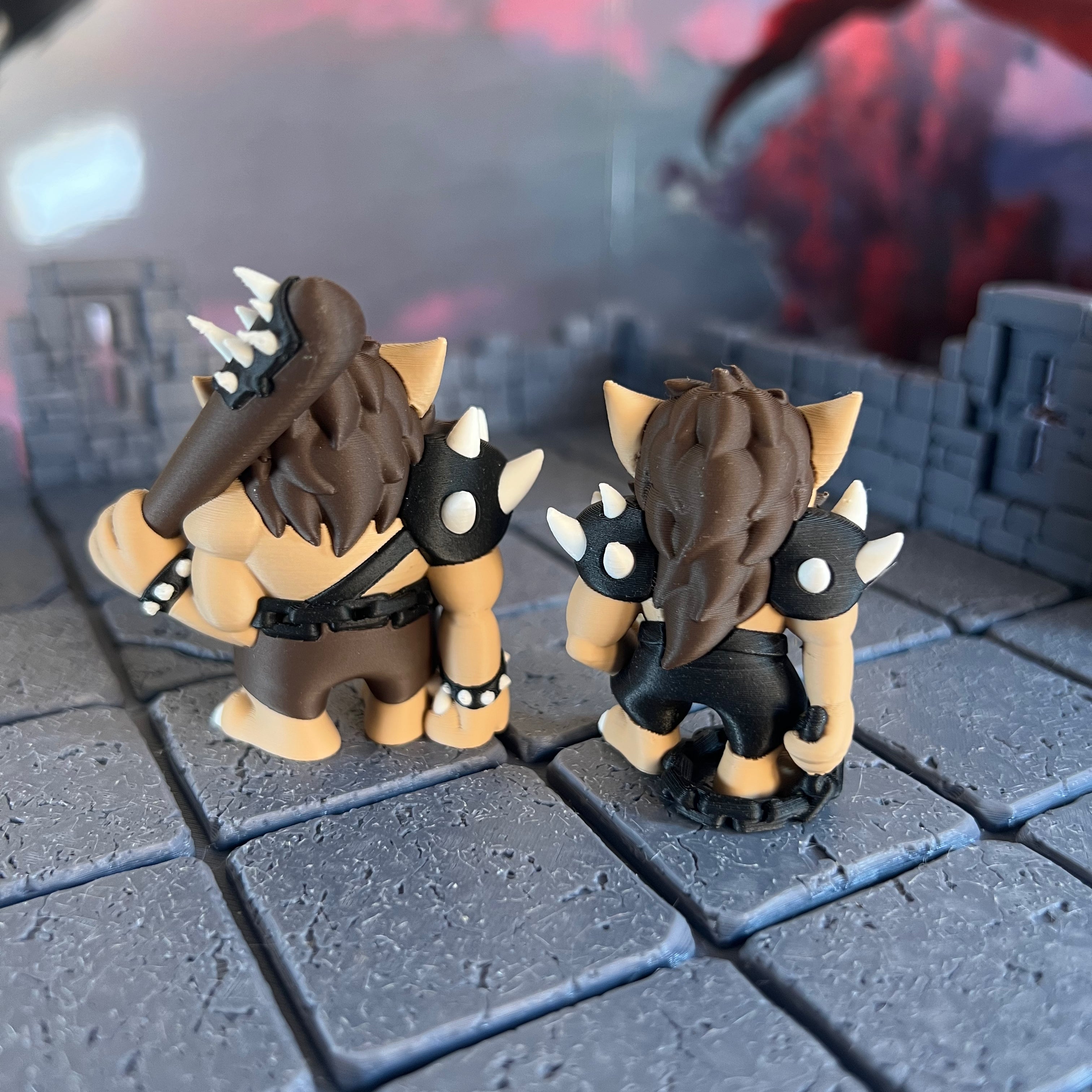 Bugbear Pair Multicolour Table Ready Miniatures Miniature for Dungeons and Dragons, Pathfinder or other TTRPGs