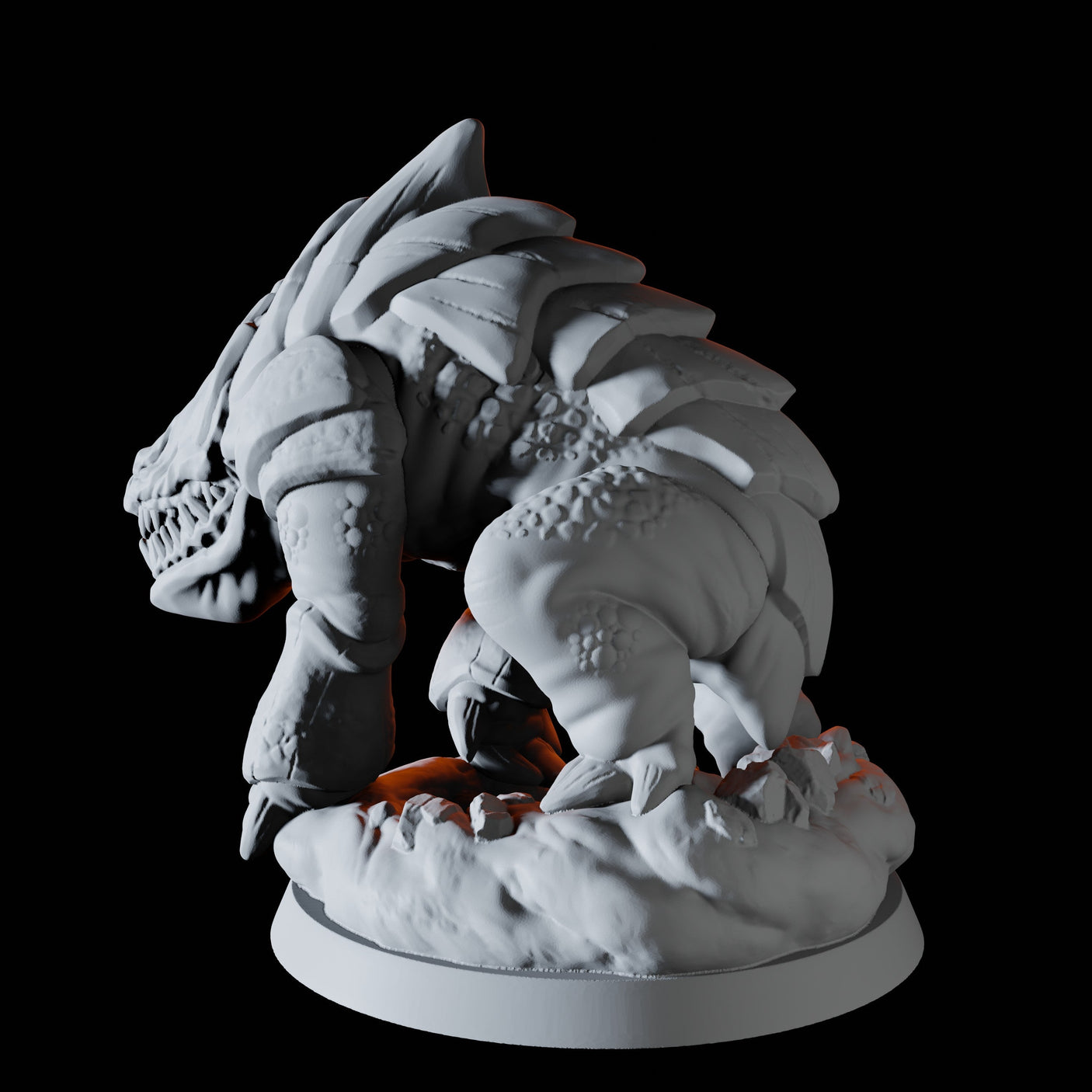 Bulette Miniature for Dungeons and Dragons, Pathfinder or other TTRPGs